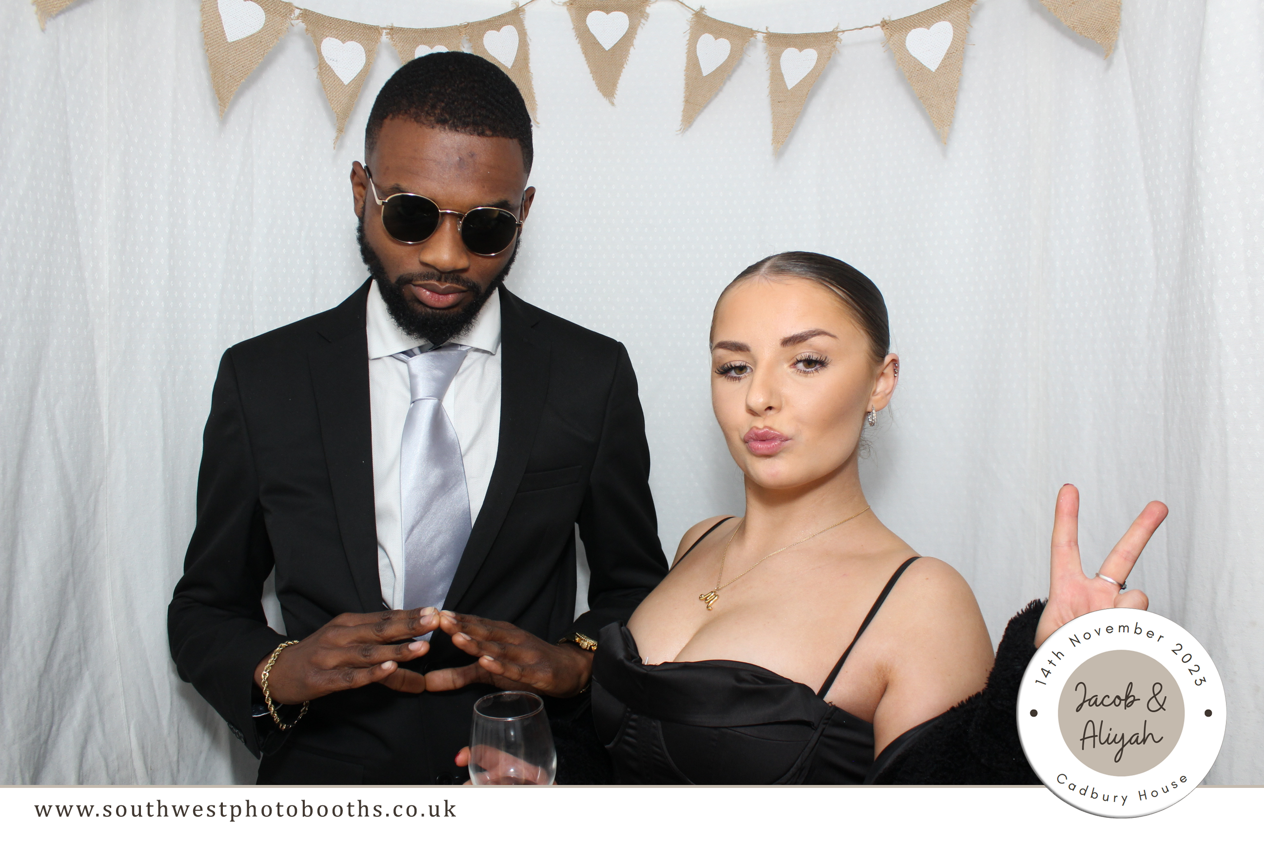Jacob & Aliyah | View more photos from the event at gallery.southwestphotobooths.co.uk/u/SWPB/Jacob-Aliyah