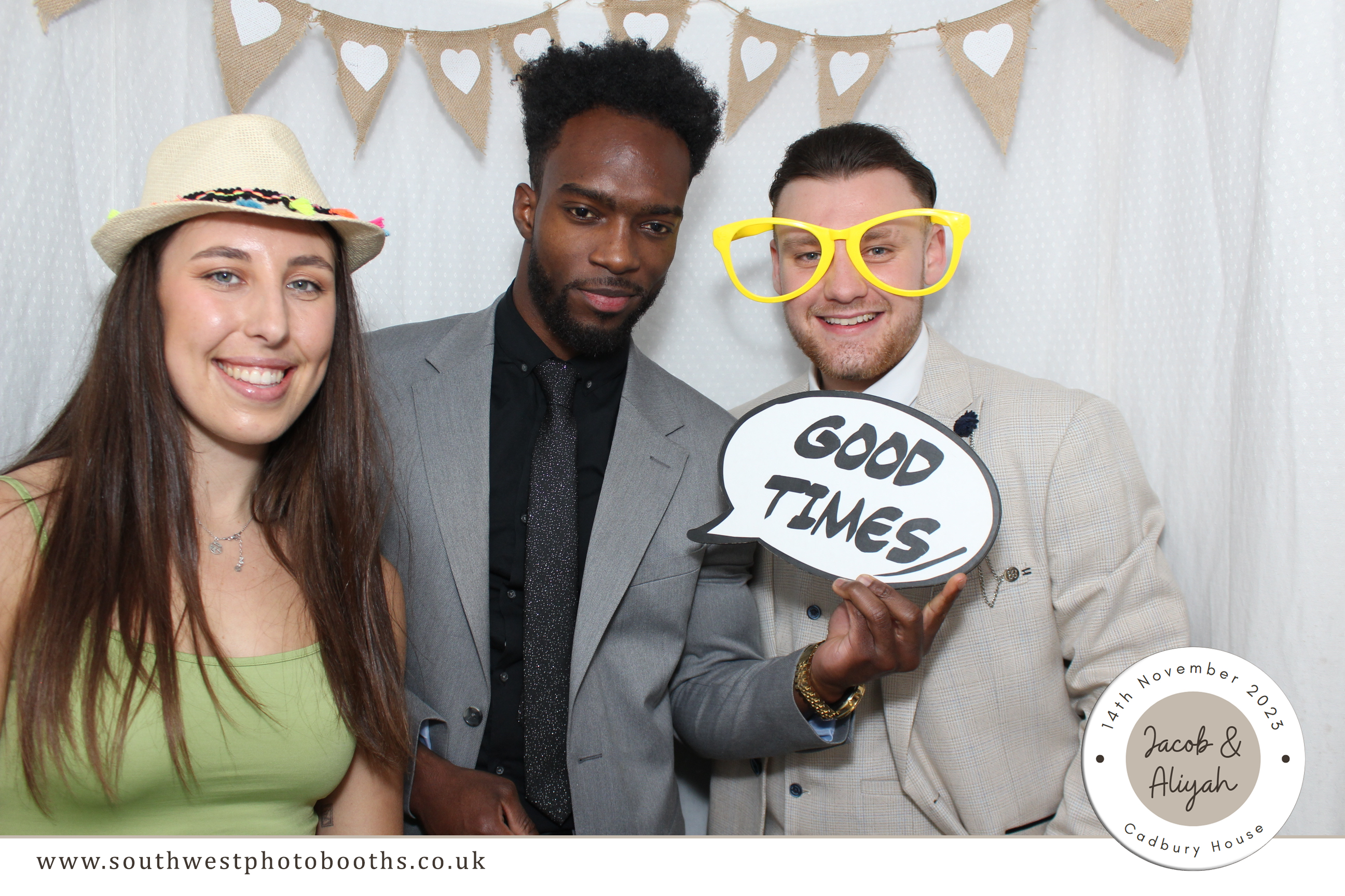 Jacob & Aliyah | View more photos from the event at gallery.southwestphotobooths.co.uk/u/SWPB/Jacob-Aliyah