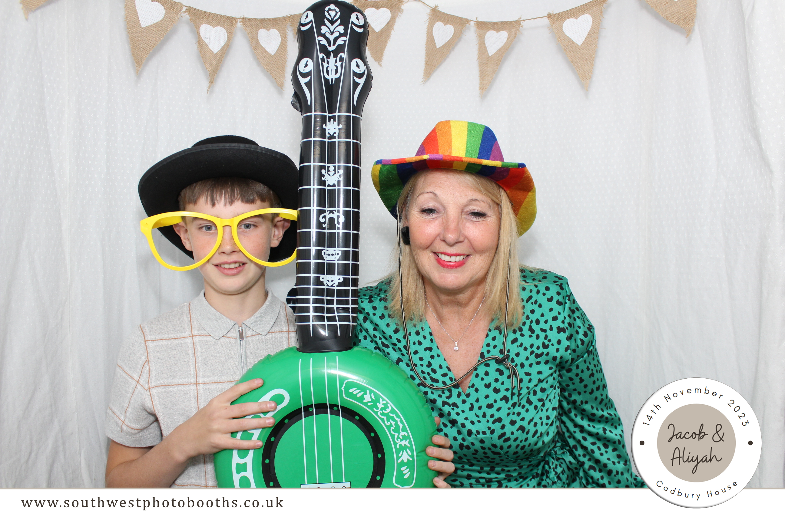 Jacob & Aliyah | View more photos from the event at gallery.southwestphotobooths.co.uk/u/SWPB/Jacob-Aliyah
