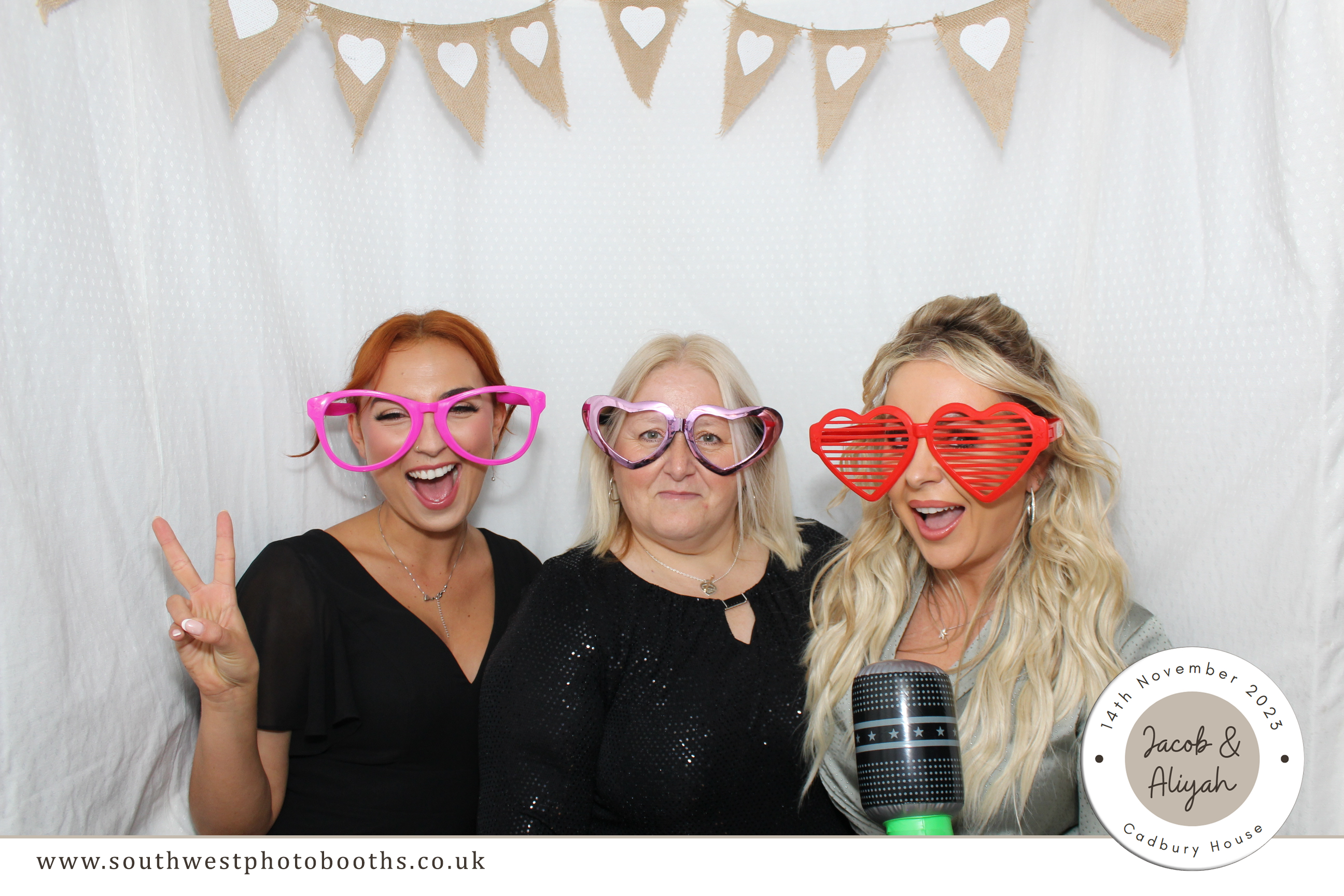 Jacob & Aliyah | View more photos from the event at gallery.southwestphotobooths.co.uk/u/SWPB/Jacob-Aliyah