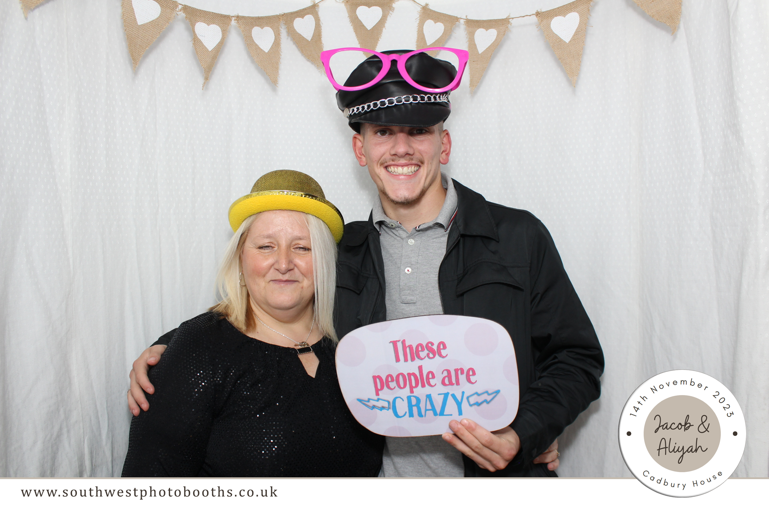 Jacob & Aliyah | View more photos from the event at gallery.southwestphotobooths.co.uk/u/SWPB/Jacob-Aliyah