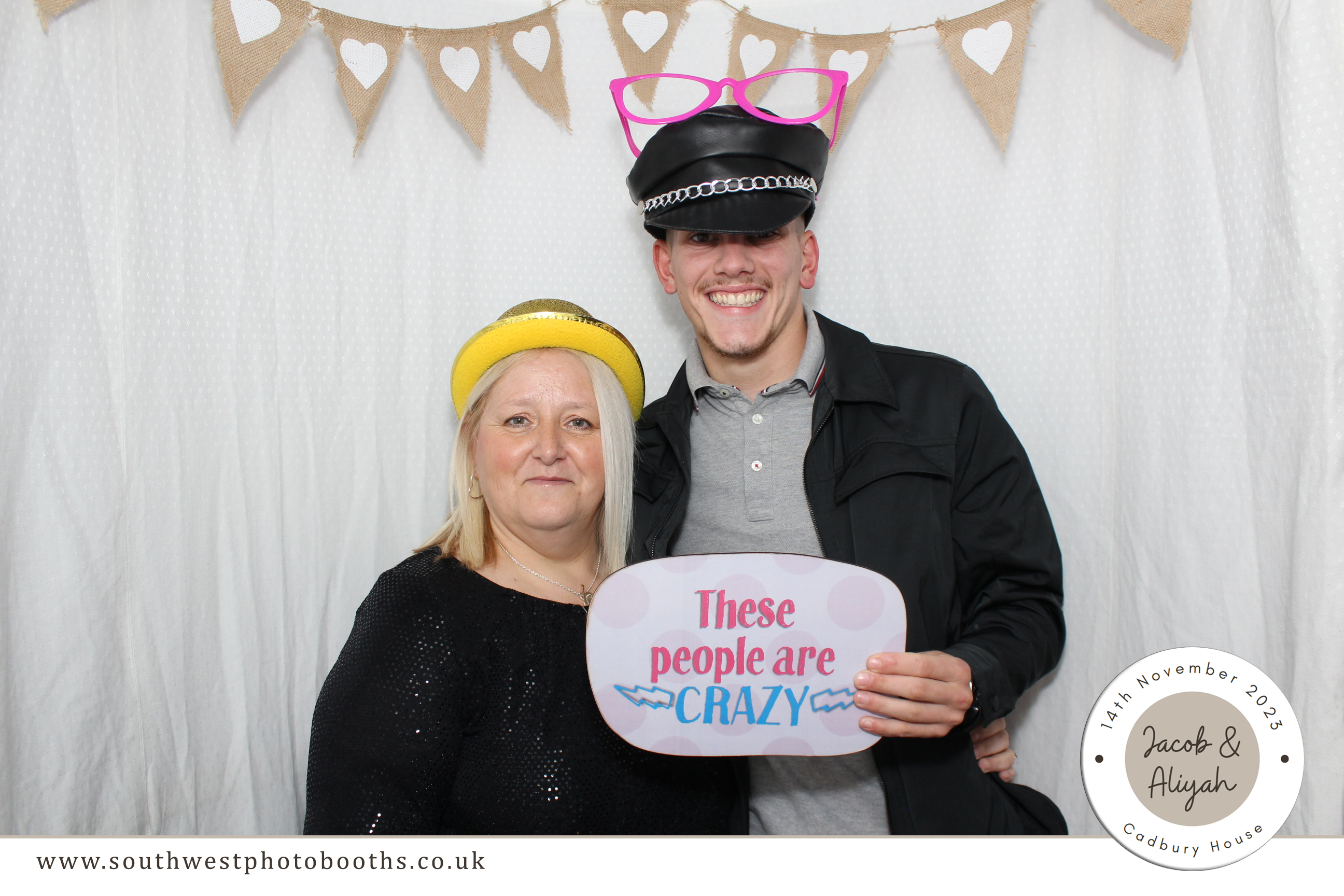 Jacob & Aliyah | View more photos from the event at gallery.southwestphotobooths.co.uk/u/SWPB/Jacob-Aliyah
