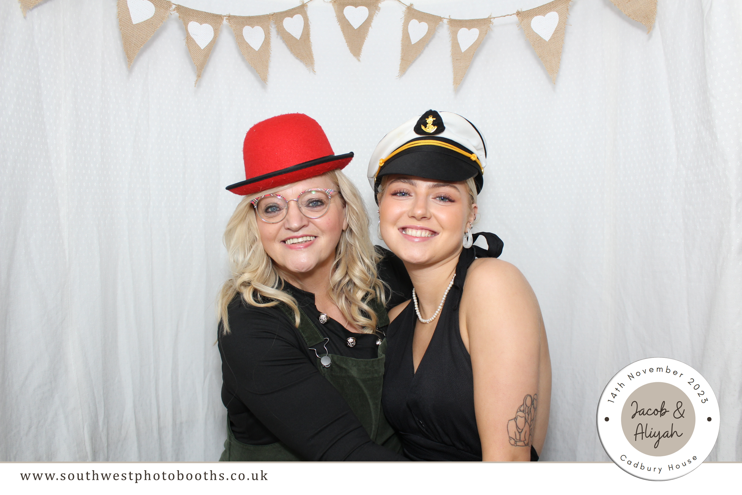 Jacob & Aliyah | View more photos from the event at gallery.southwestphotobooths.co.uk/u/SWPB/Jacob-Aliyah