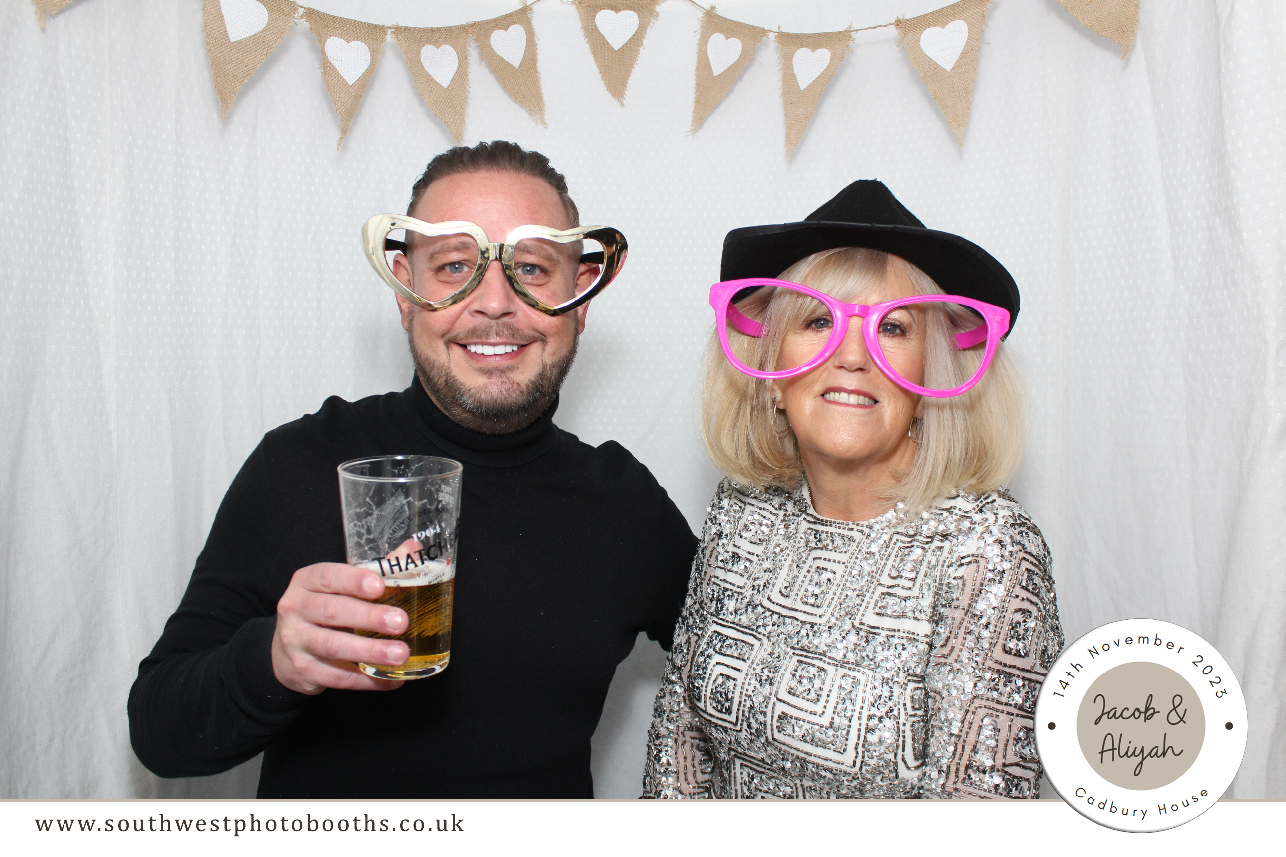 Jacob & Aliyah | View more photos from the event at gallery.southwestphotobooths.co.uk/u/SWPB/Jacob-Aliyah