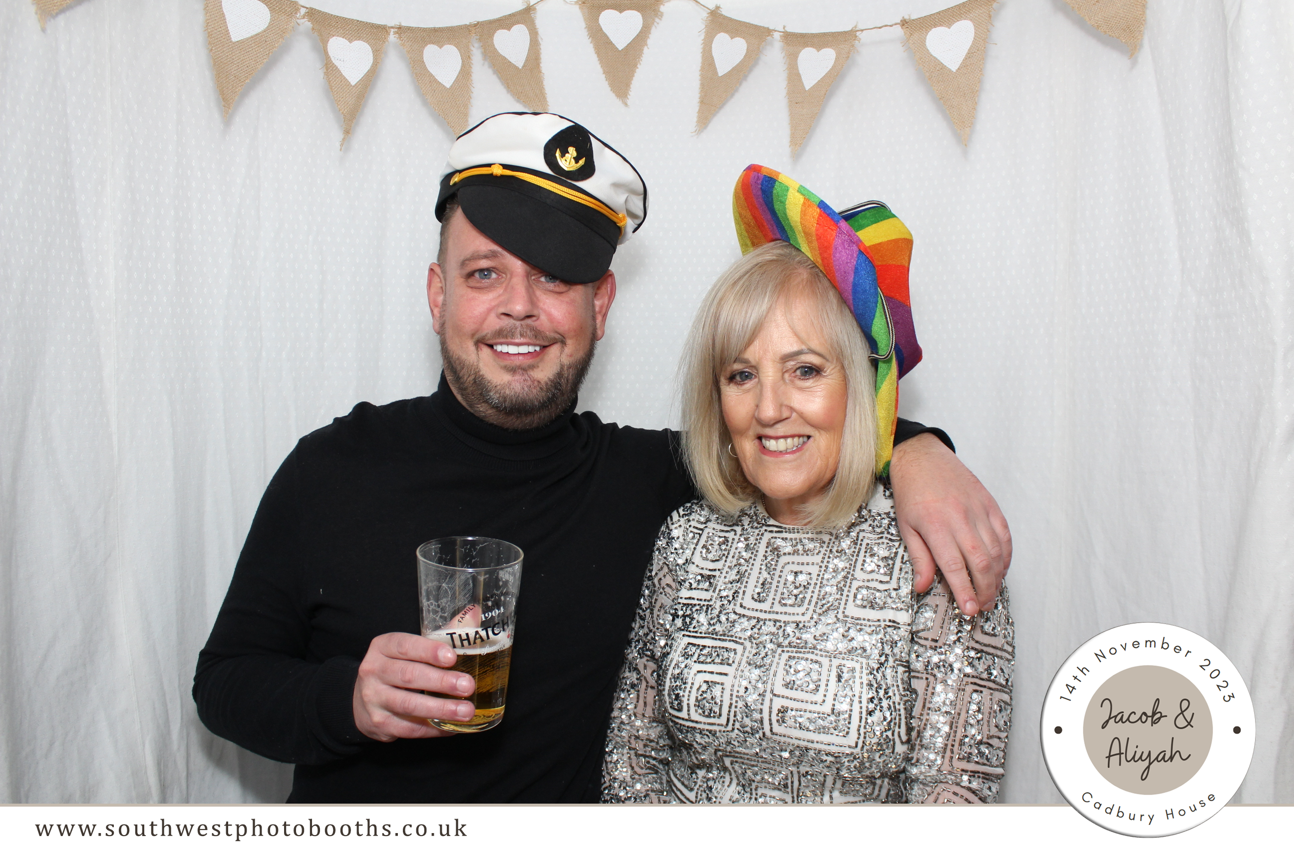 Jacob & Aliyah | View more photos from the event at gallery.southwestphotobooths.co.uk/u/SWPB/Jacob-Aliyah