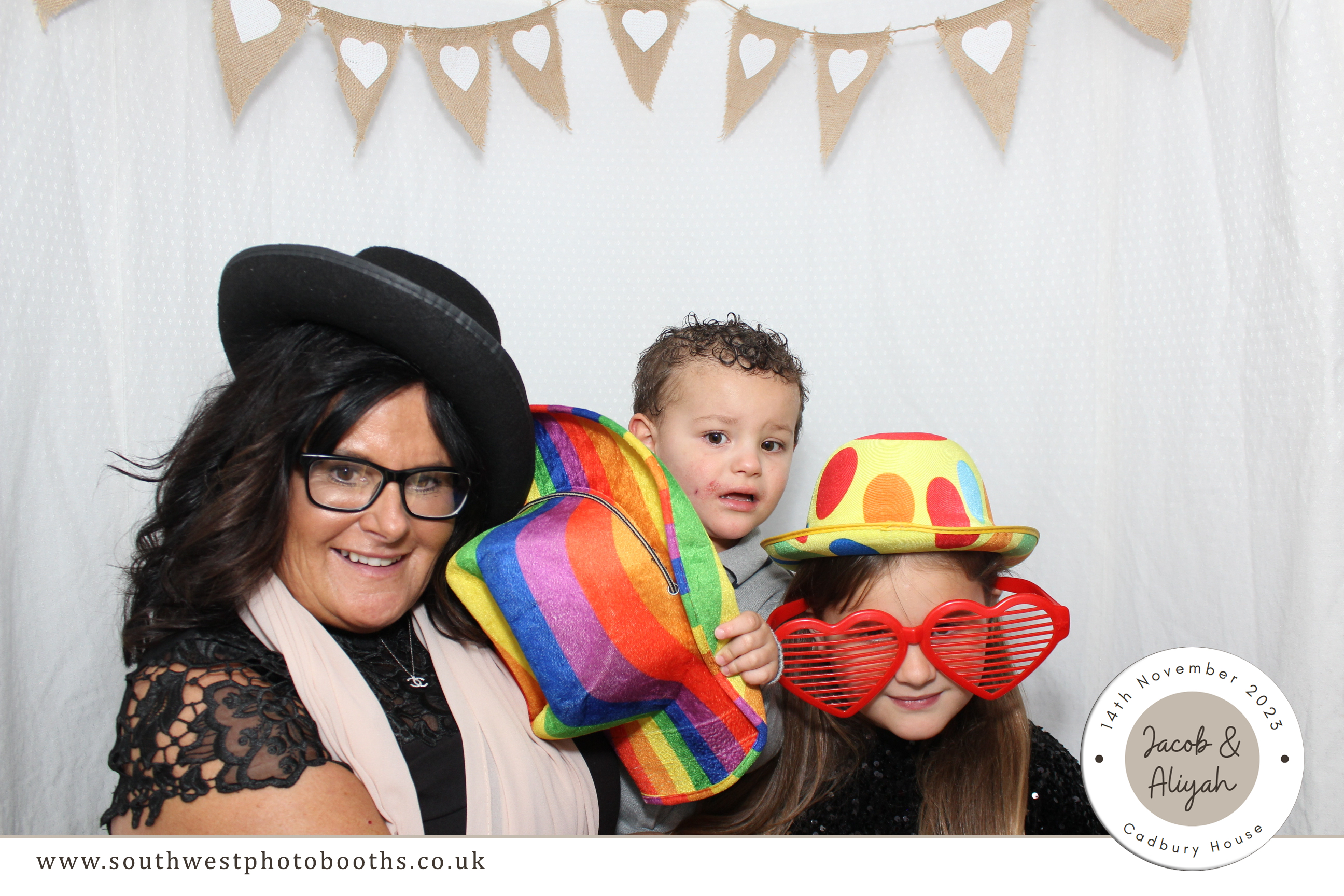 Jacob & Aliyah | View more photos from the event at gallery.southwestphotobooths.co.uk/u/SWPB/Jacob-Aliyah