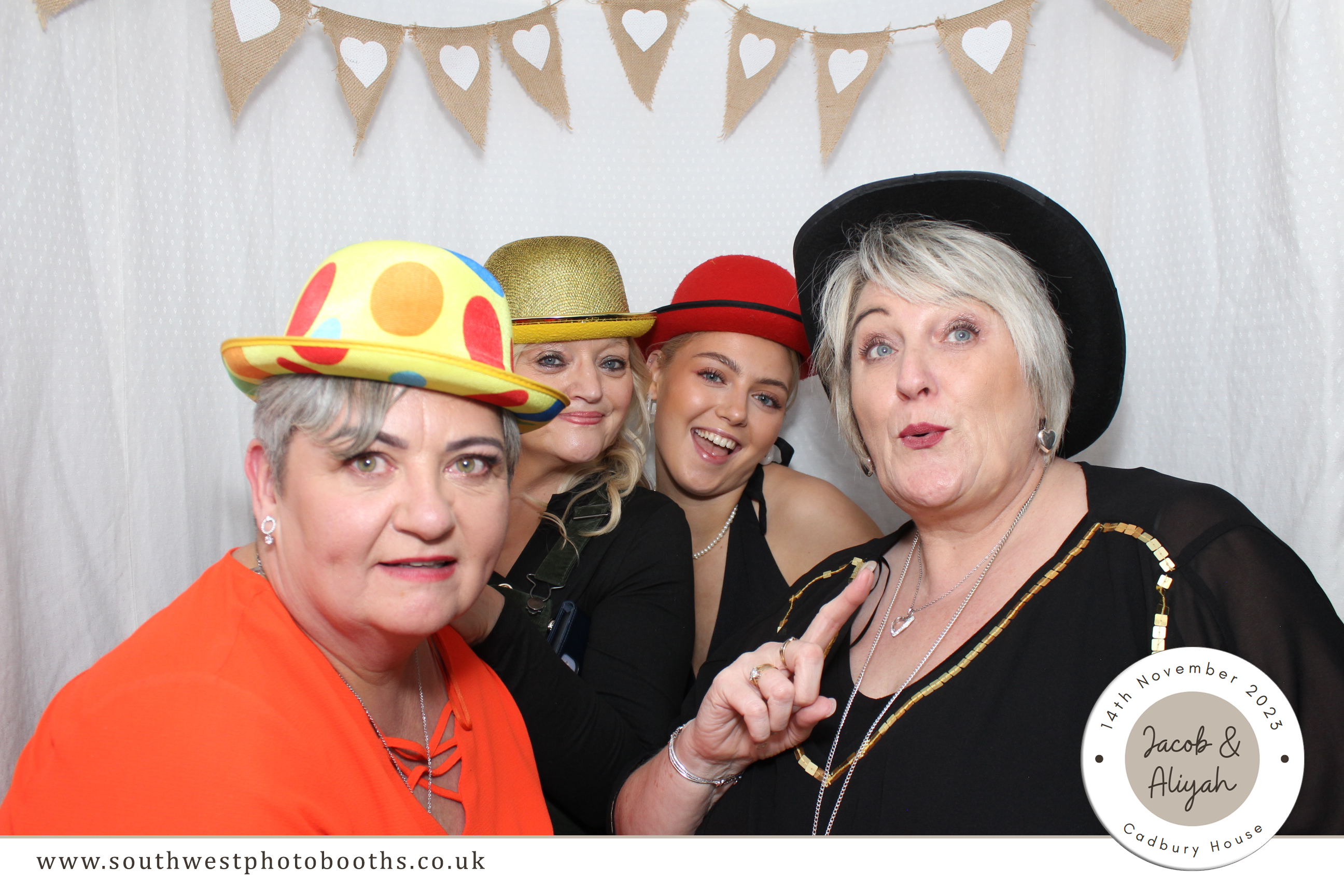 Jacob & Aliyah | View more photos from the event at gallery.southwestphotobooths.co.uk/u/SWPB/Jacob-Aliyah