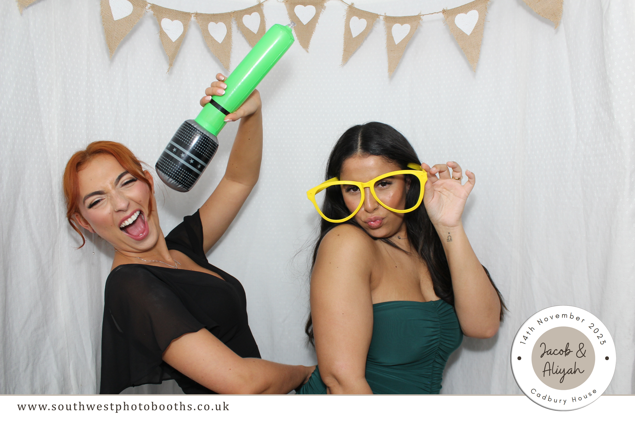 Jacob & Aliyah | View more photos from the event at gallery.southwestphotobooths.co.uk/u/SWPB/Jacob-Aliyah