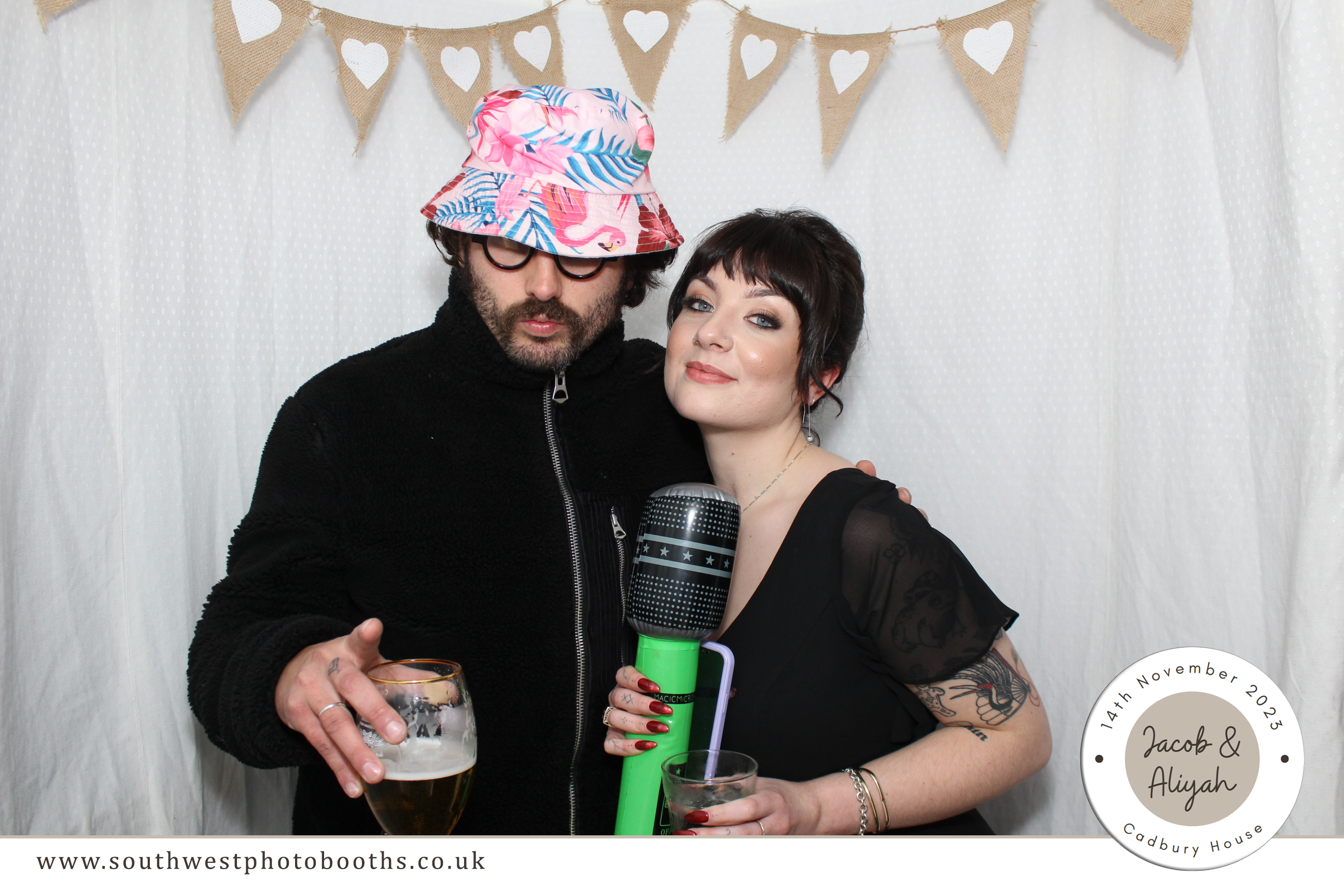 Jacob & Aliyah | View more photos from the event at gallery.southwestphotobooths.co.uk/u/SWPB/Jacob-Aliyah
