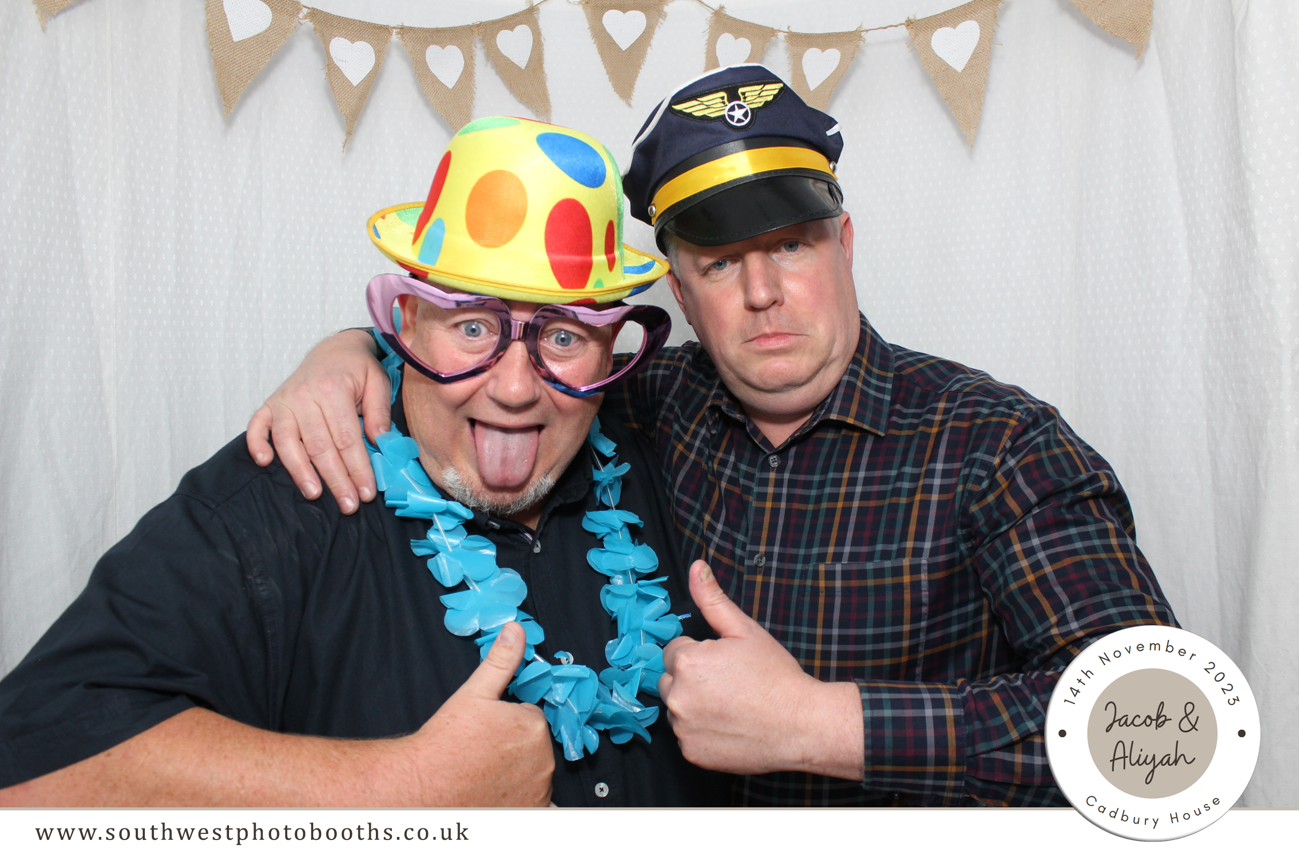 Jacob & Aliyah | View more photos from the event at gallery.southwestphotobooths.co.uk/u/SWPB/Jacob-Aliyah