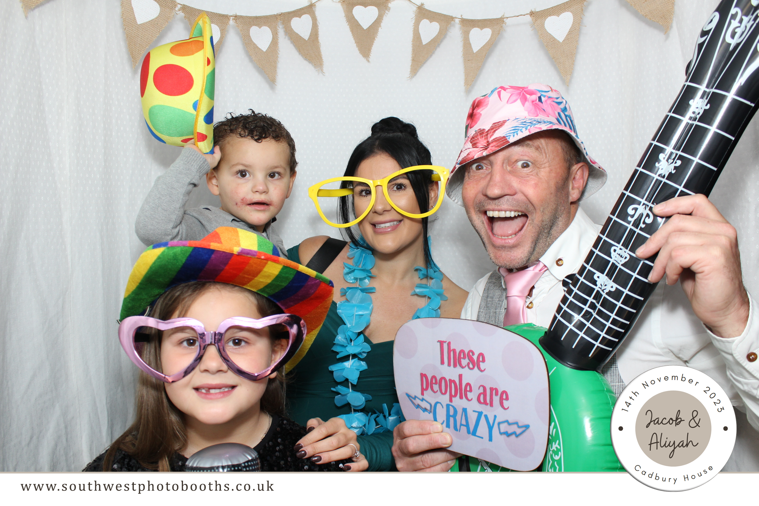 Jacob & Aliyah | View more photos from the event at gallery.southwestphotobooths.co.uk/u/SWPB/Jacob-Aliyah