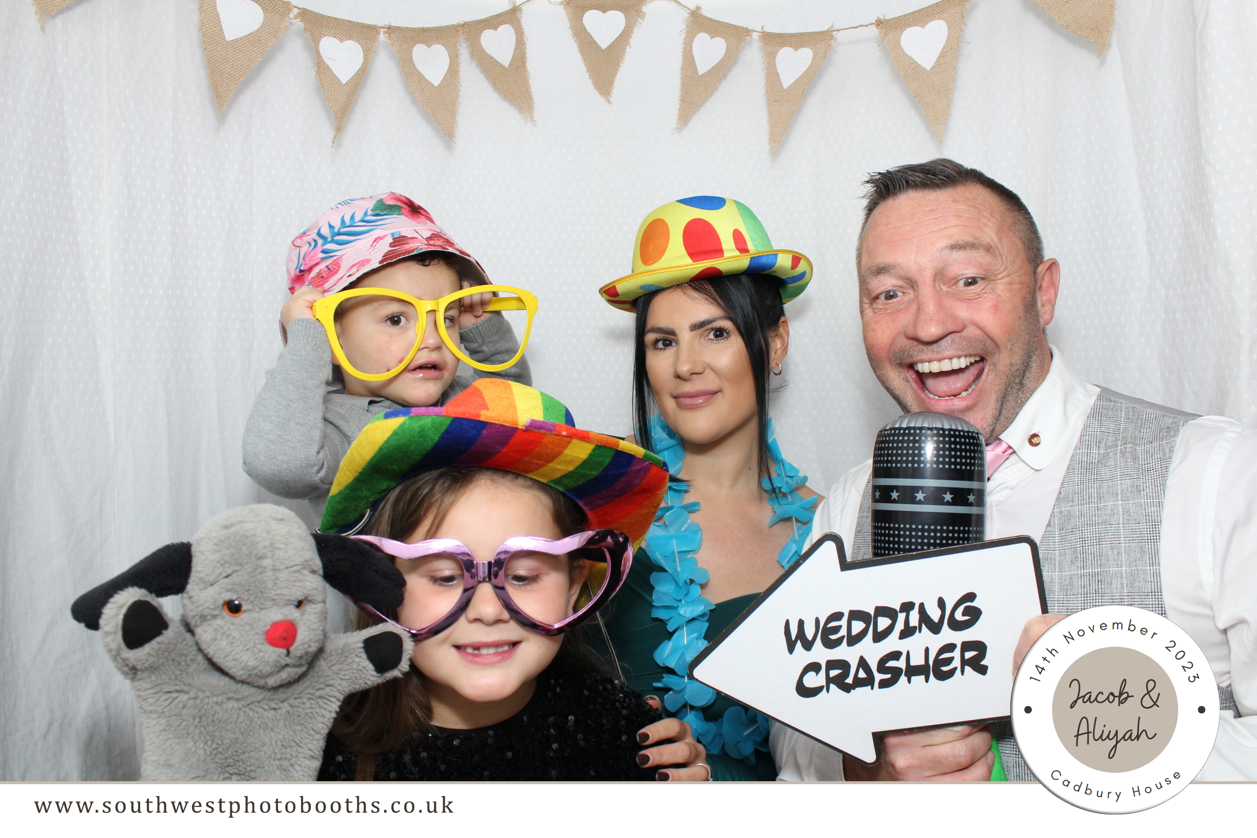 Jacob & Aliyah | View more photos from the event at gallery.southwestphotobooths.co.uk/u/SWPB/Jacob-Aliyah