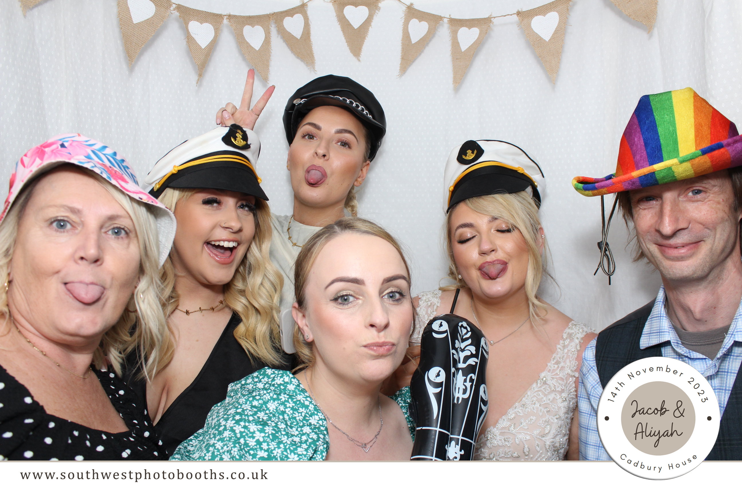 Jacob & Aliyah | View more photos from the event at gallery.southwestphotobooths.co.uk/u/SWPB/Jacob-Aliyah