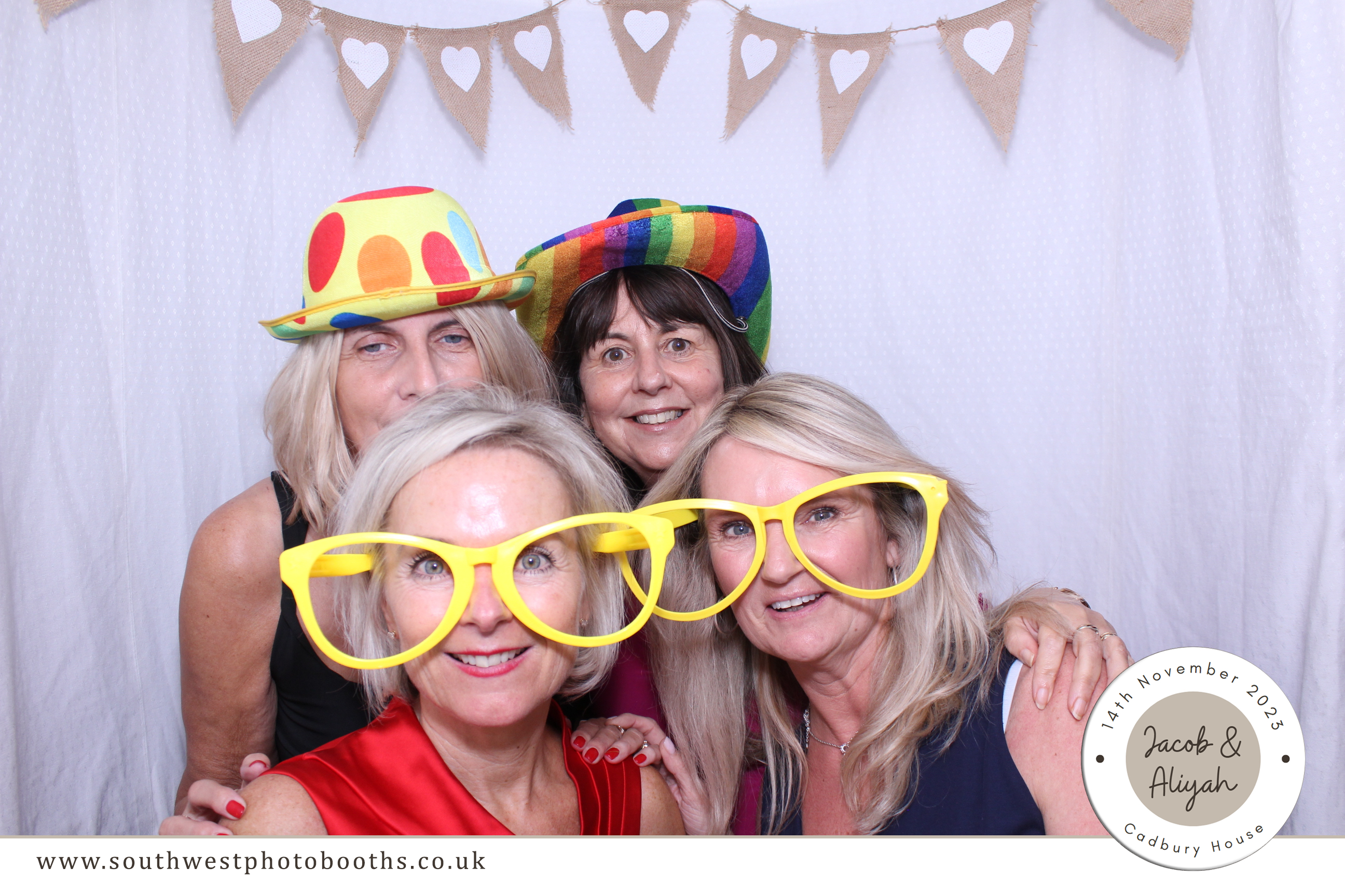Jacob & Aliyah | View more photos from the event at gallery.southwestphotobooths.co.uk/u/SWPB/Jacob-Aliyah