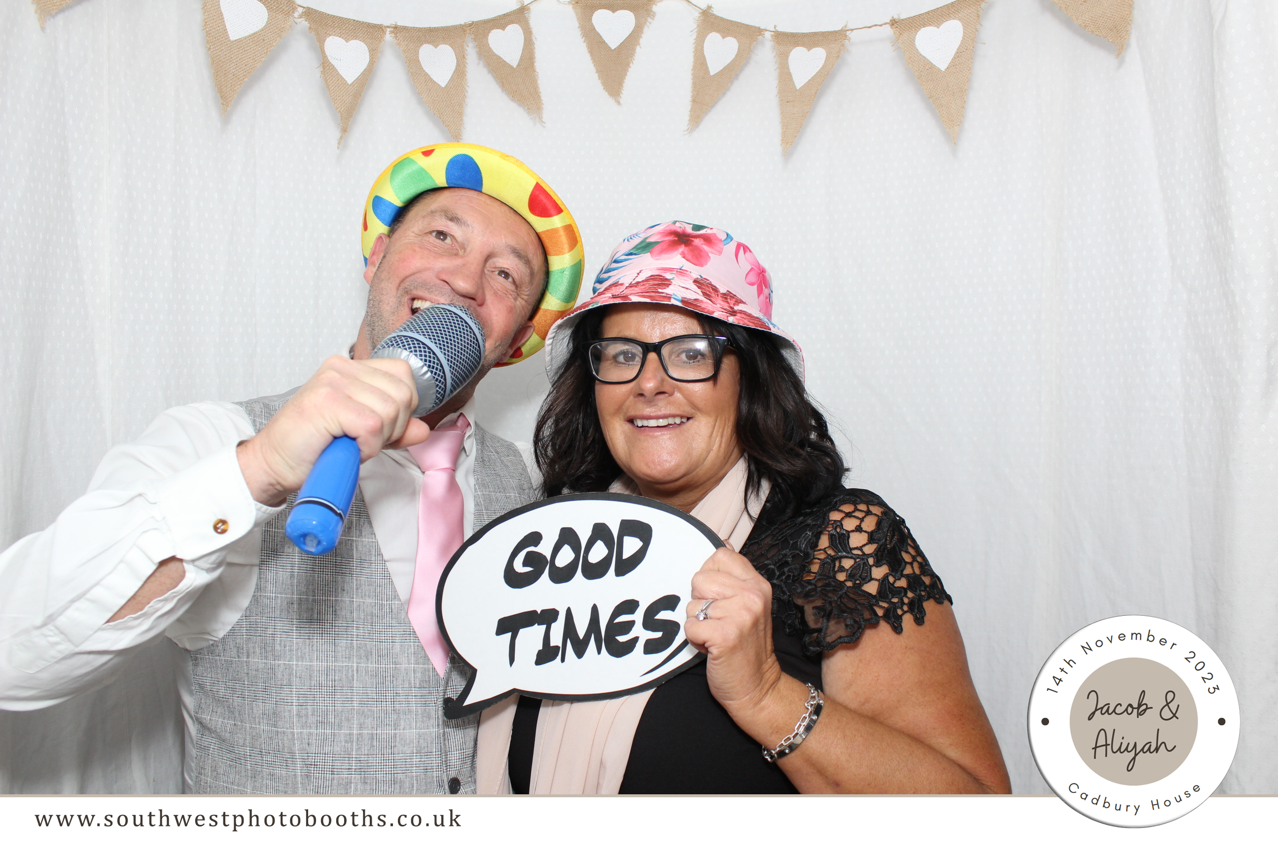 Jacob & Aliyah | View more photos from the event at gallery.southwestphotobooths.co.uk/u/SWPB/Jacob-Aliyah