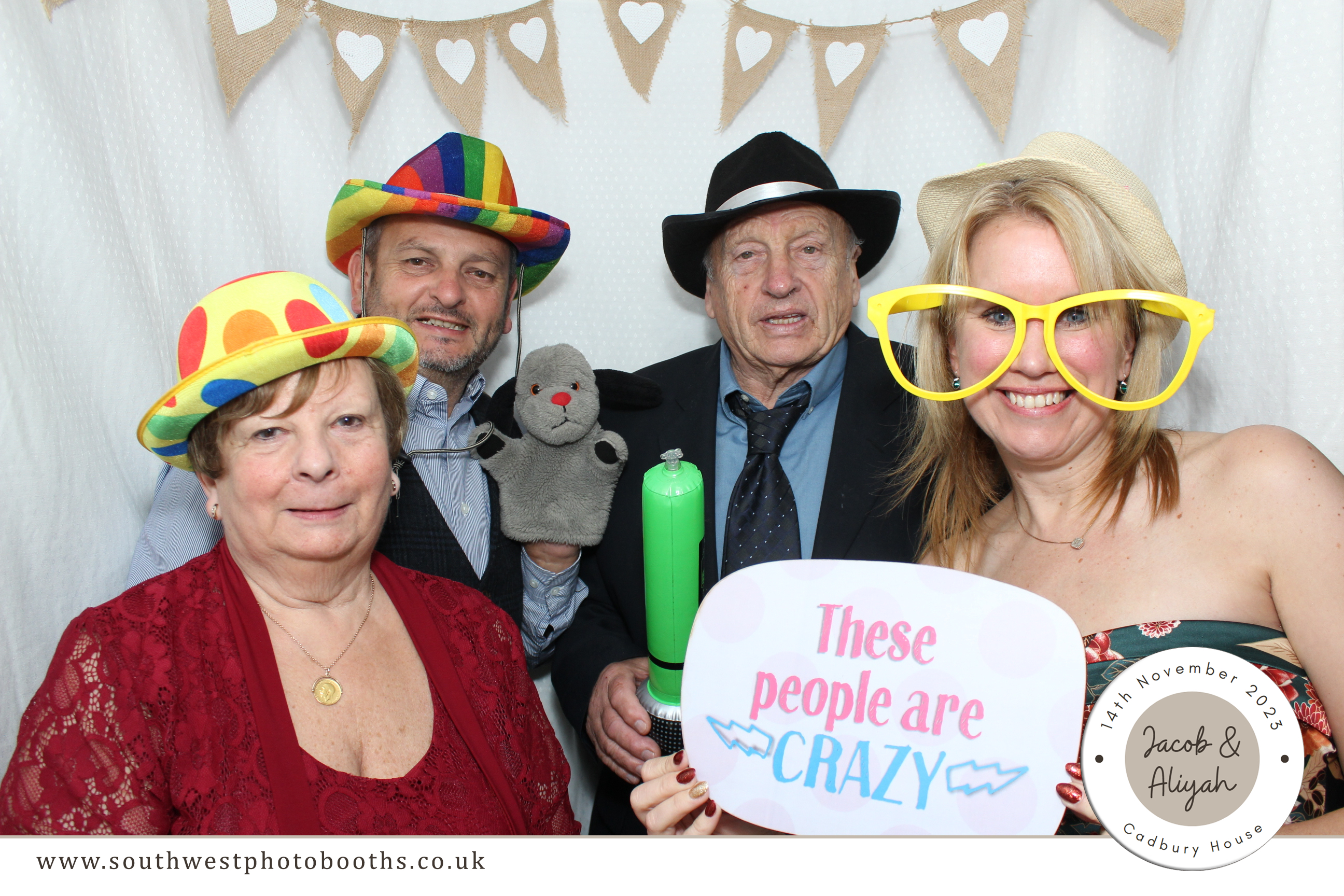 Jacob & Aliyah | View more photos from the event at gallery.southwestphotobooths.co.uk/u/SWPB/Jacob-Aliyah