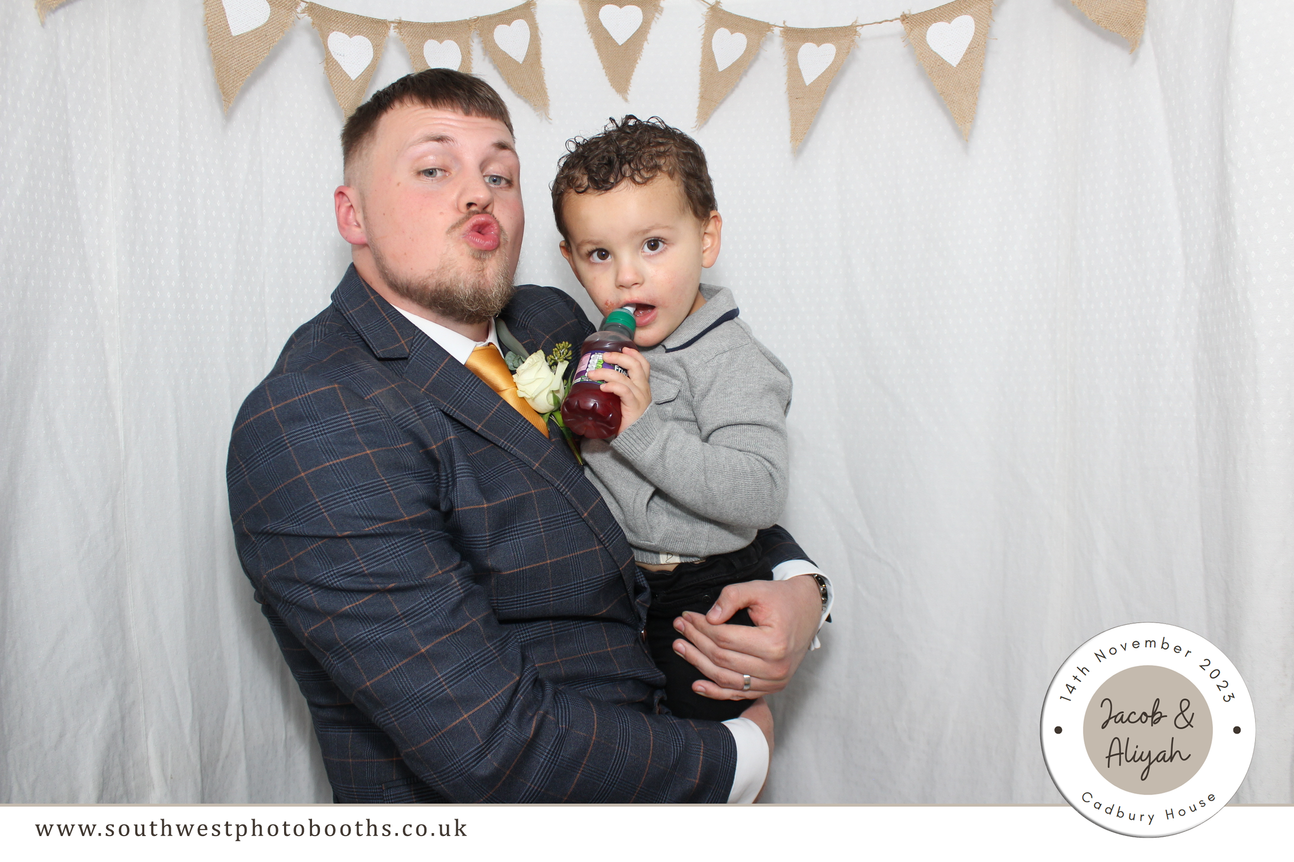 Jacob & Aliyah | View more photos from the event at gallery.southwestphotobooths.co.uk/u/SWPB/Jacob-Aliyah
