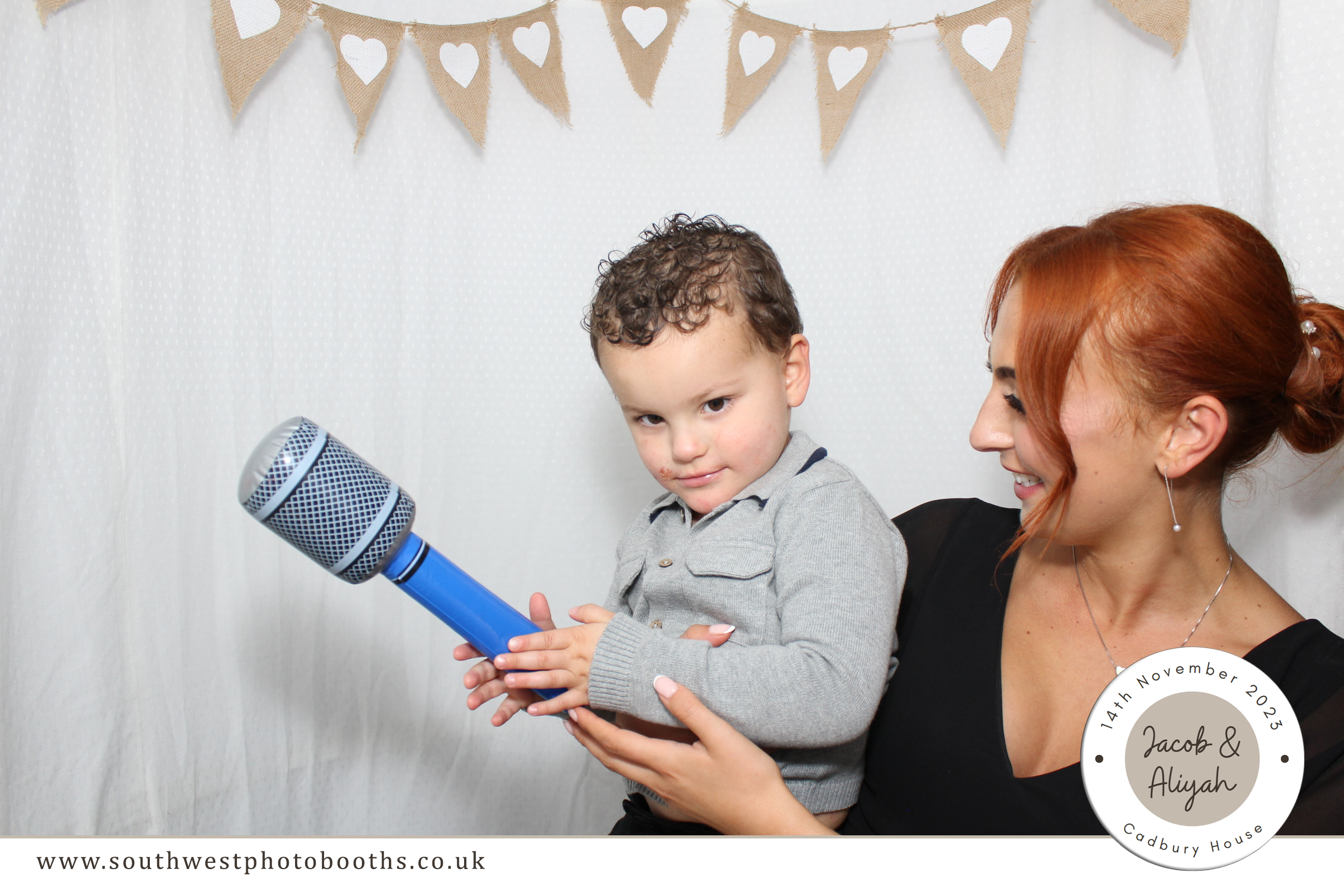 Jacob & Aliyah | View more photos from the event at gallery.southwestphotobooths.co.uk/u/SWPB/Jacob-Aliyah