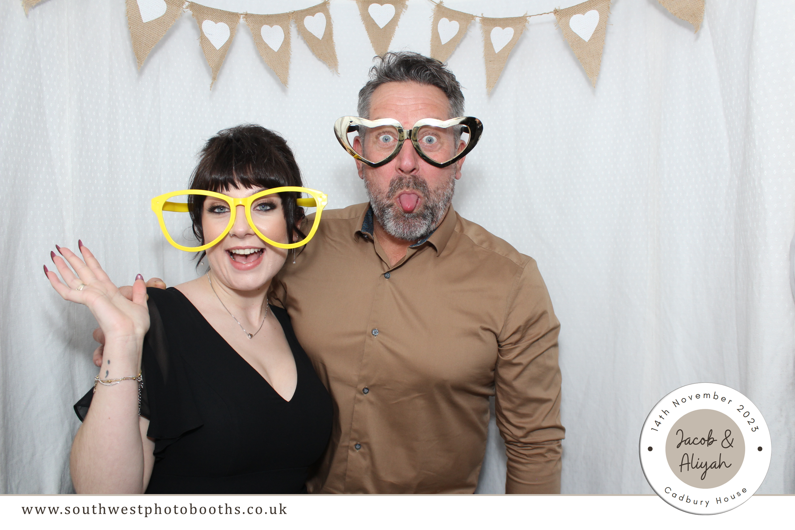 Jacob & Aliyah | View more photos from the event at gallery.southwestphotobooths.co.uk/u/SWPB/Jacob-Aliyah