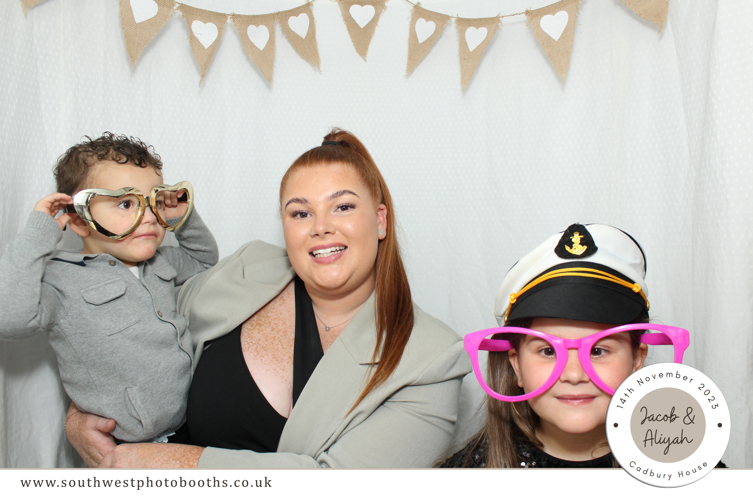 Jacob & Aliyah | View more photos from the event at gallery.southwestphotobooths.co.uk/u/SWPB/Jacob-Aliyah
