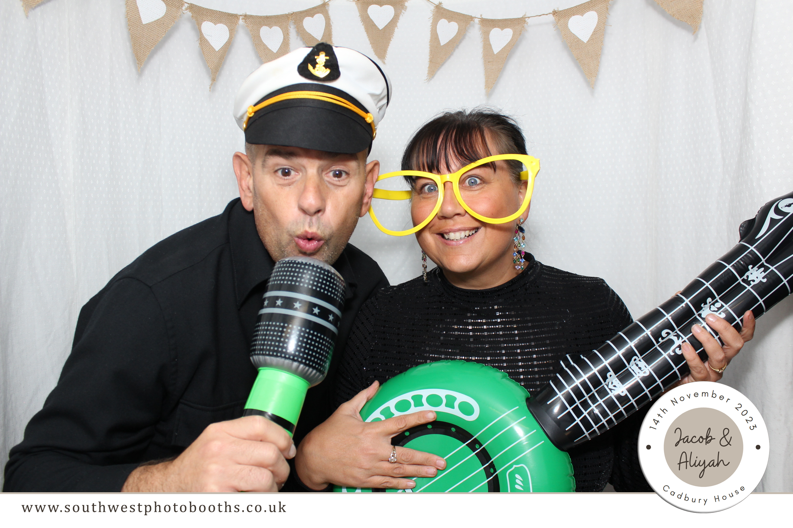 Jacob & Aliyah | View more photos from the event at gallery.southwestphotobooths.co.uk/u/SWPB/Jacob-Aliyah