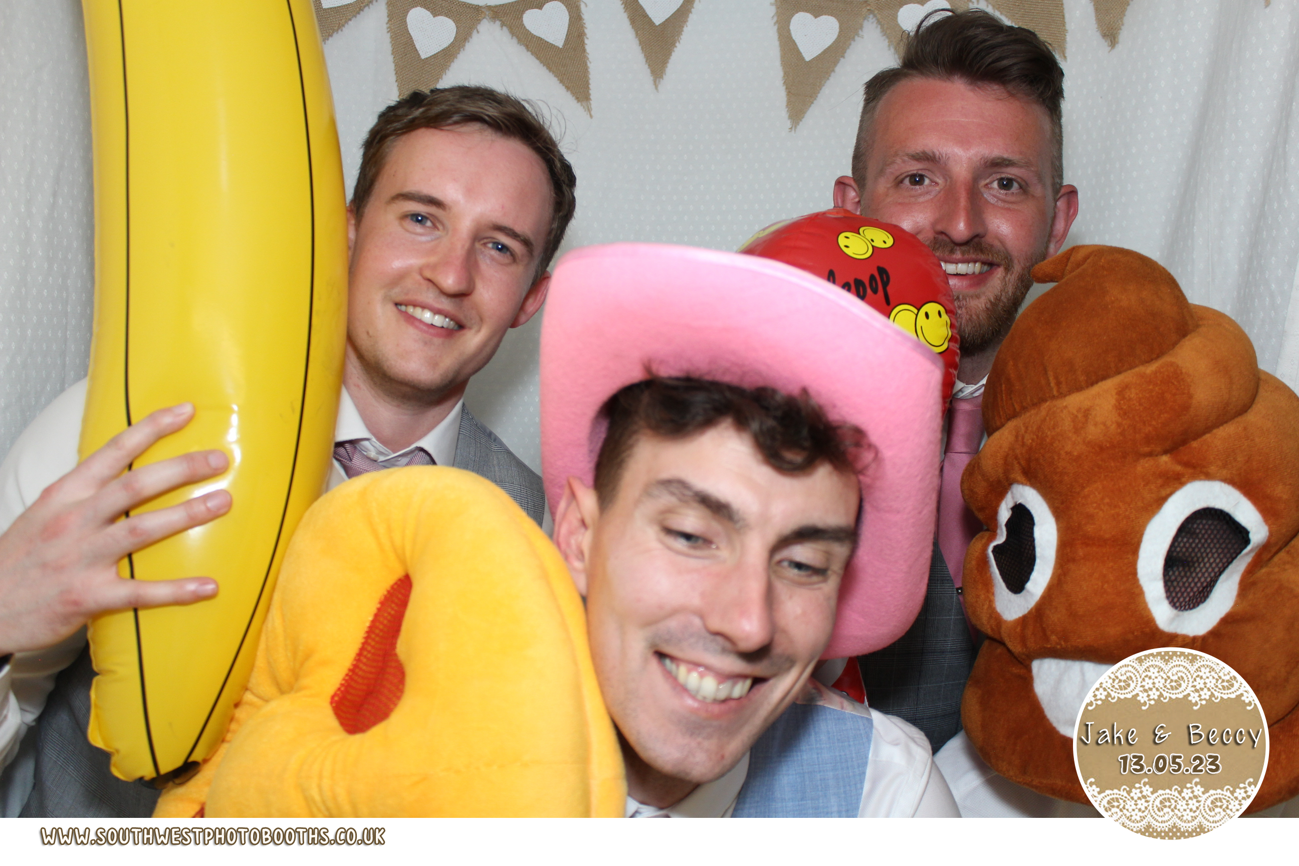 Jake and Beccy | View more photos from the event at gallery.southwestphotobooths.co.uk/u/SWPB/Jake-and-Beccy