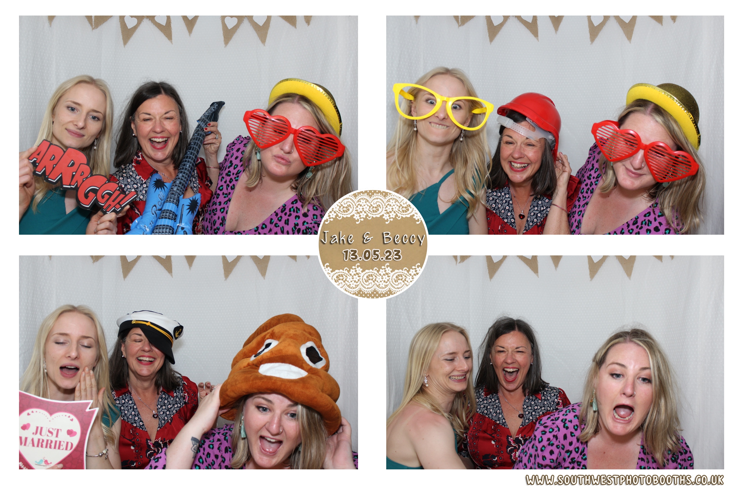 Jake and Beccy | View more photos from the event at gallery.southwestphotobooths.co.uk/u/SWPB/Jake-and-Beccy