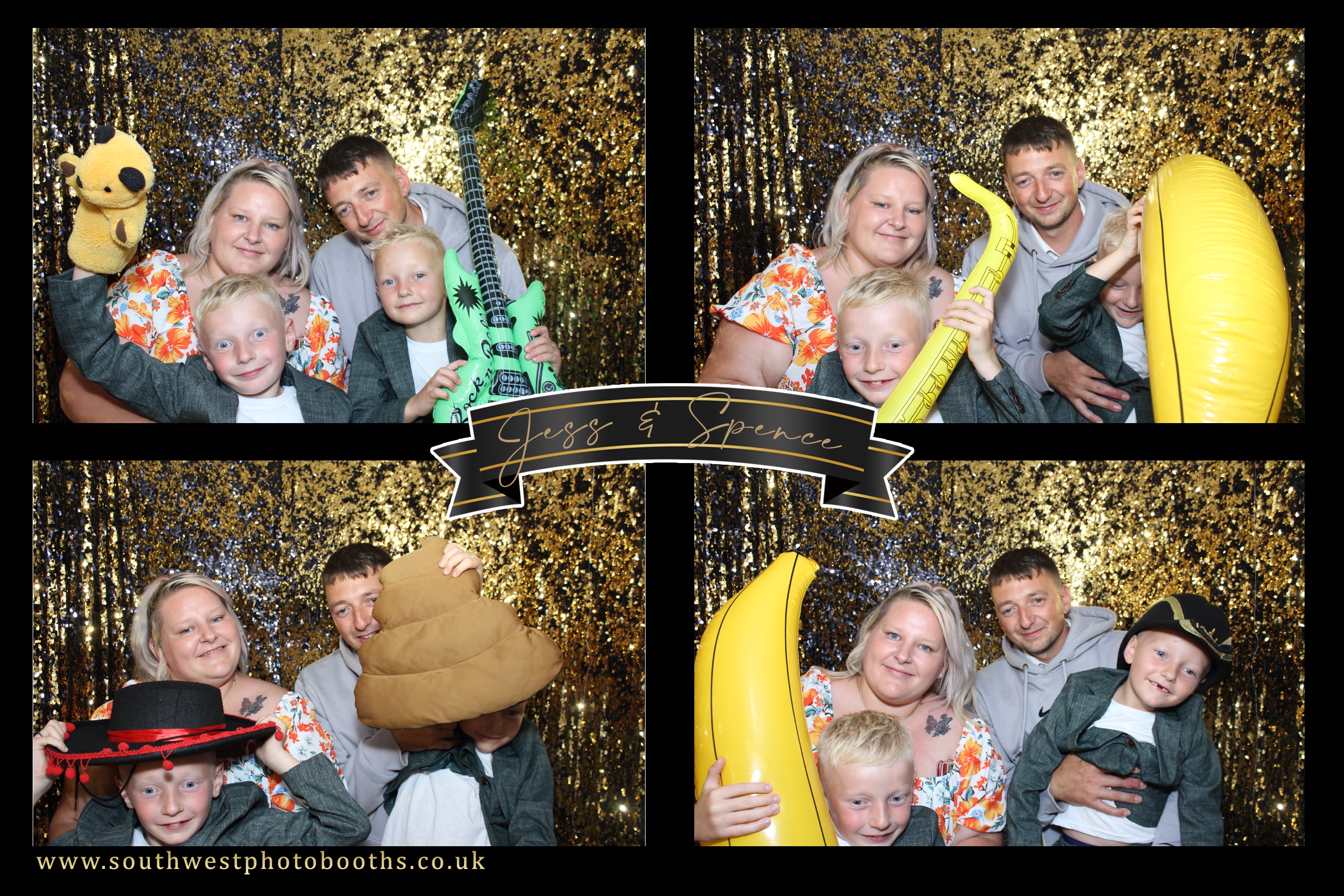 Jess and Spence | View more photos from the event at gallery.southwestphotobooths.co.uk/u/SWPB/Jess-and-Spence