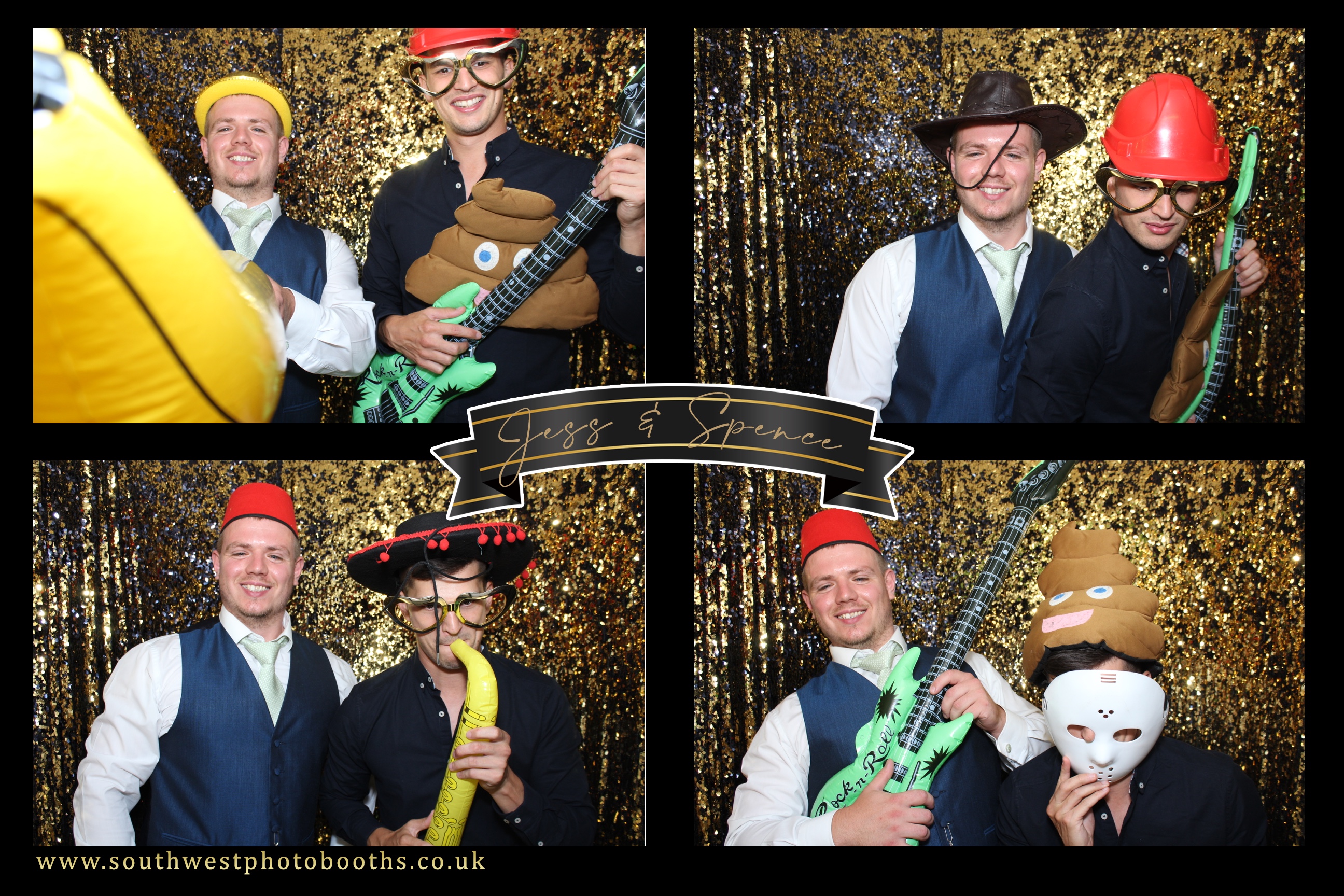 Jess and Spence | View more photos from the event at gallery.southwestphotobooths.co.uk/u/SWPB/Jess-and-Spence
