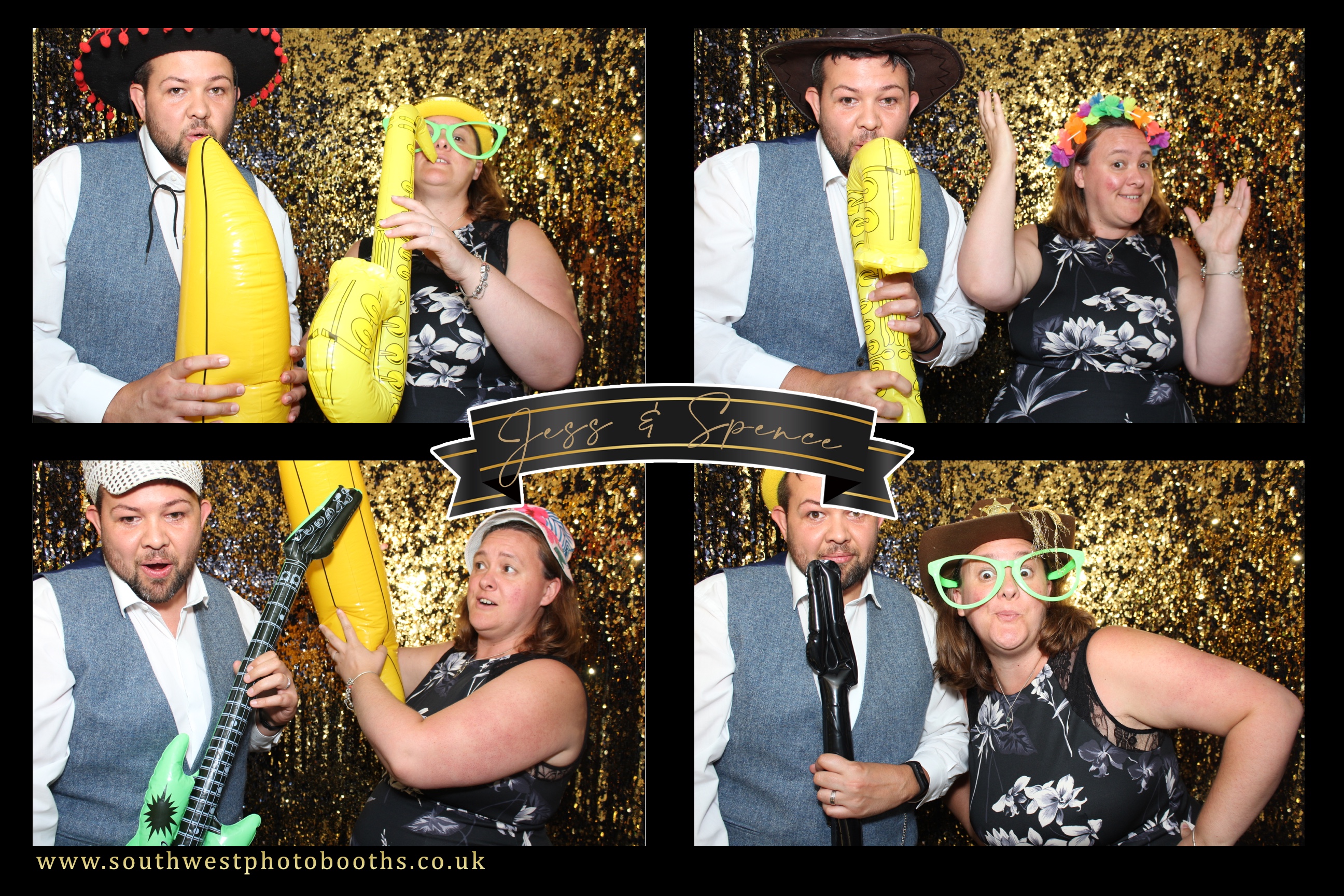 Jess and Spence | View more photos from the event at gallery.southwestphotobooths.co.uk/u/SWPB/Jess-and-Spence
