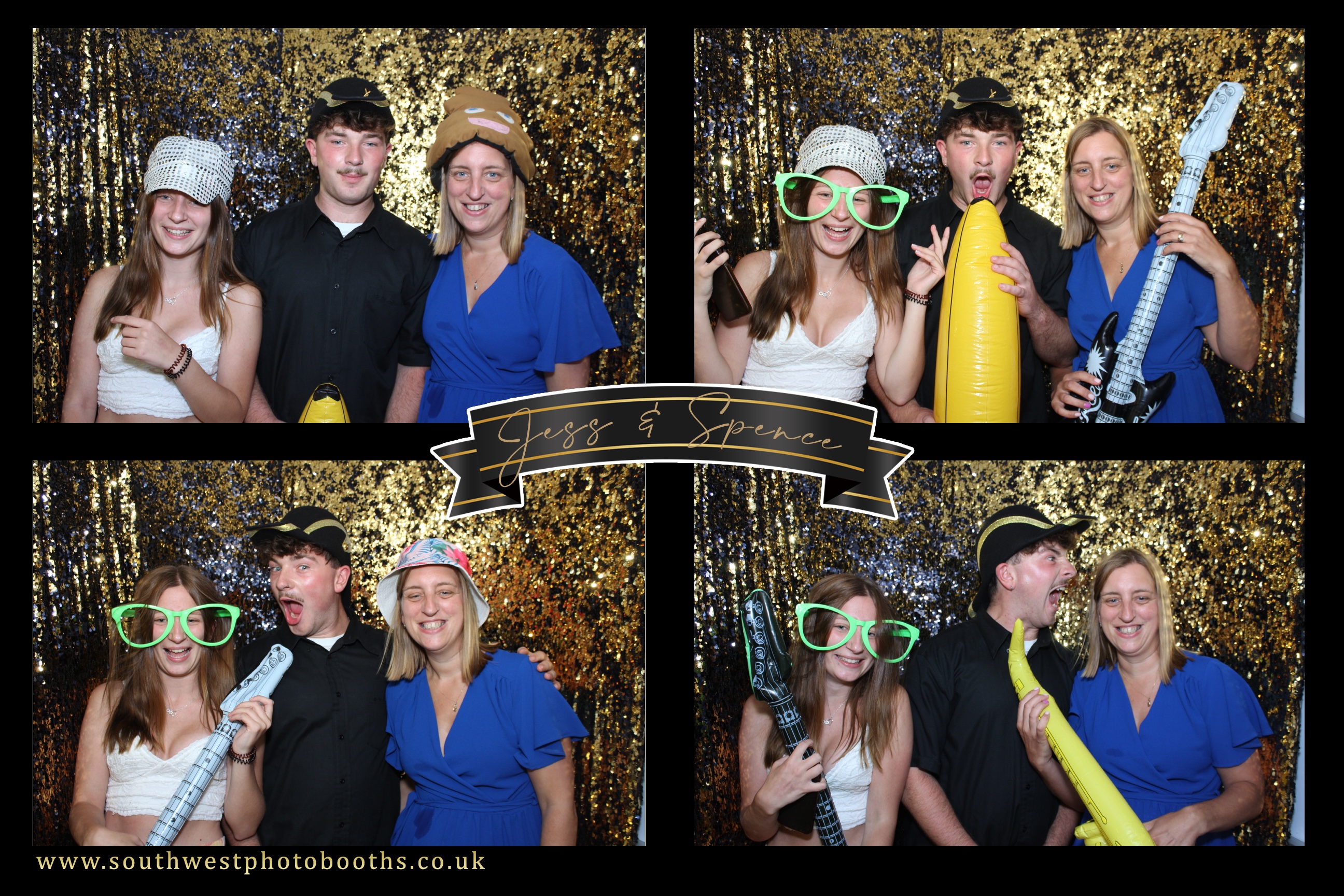 Jess and Spence | View more photos from the event at gallery.southwestphotobooths.co.uk/u/SWPB/Jess-and-Spence