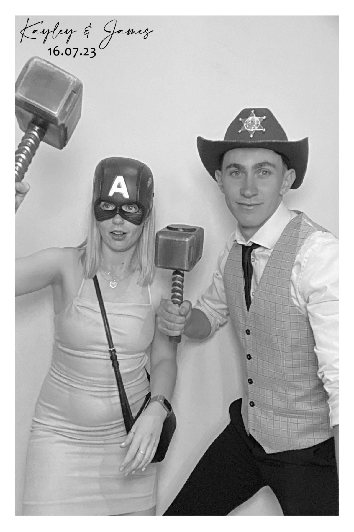 Kayley and James | View more photos from the event at gallery.southwestphotobooths.co.uk/u/SWPB/Kayley-and-James