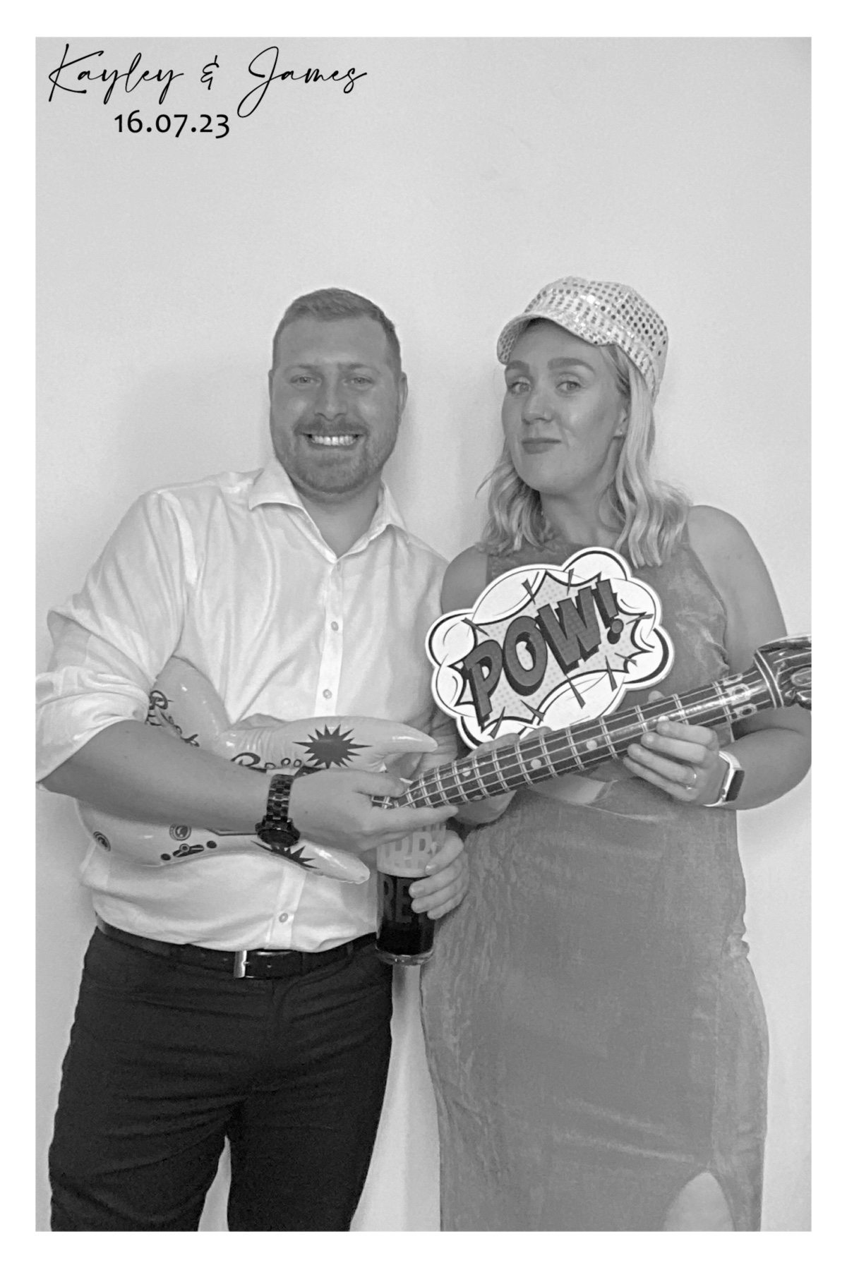 Kayley and James | View more photos from the event at gallery.southwestphotobooths.co.uk/u/SWPB/Kayley-and-James