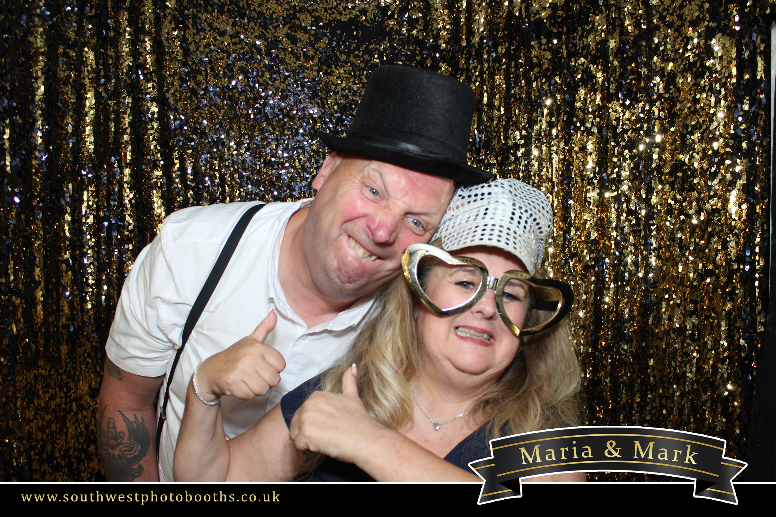 Maria and Mark | View more photos from the event at gallery.southwestphotobooths.co.uk/u/SWPB/Maria-and-Mark