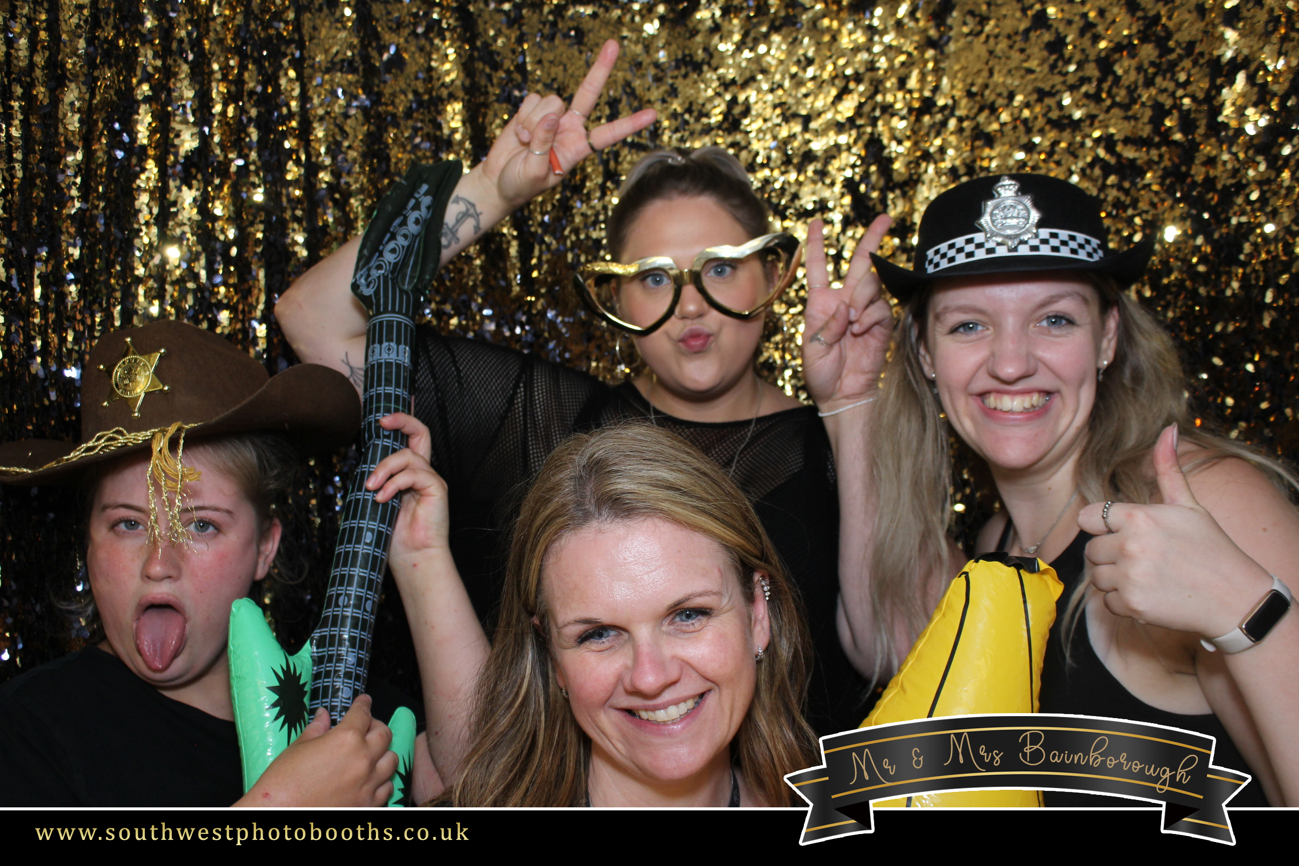 Mr & Mrs Bainborough | View more photos from the event at gallery.southwestphotobooths.co.uk/u/SWPB/Mr-Mrs-Bainborough