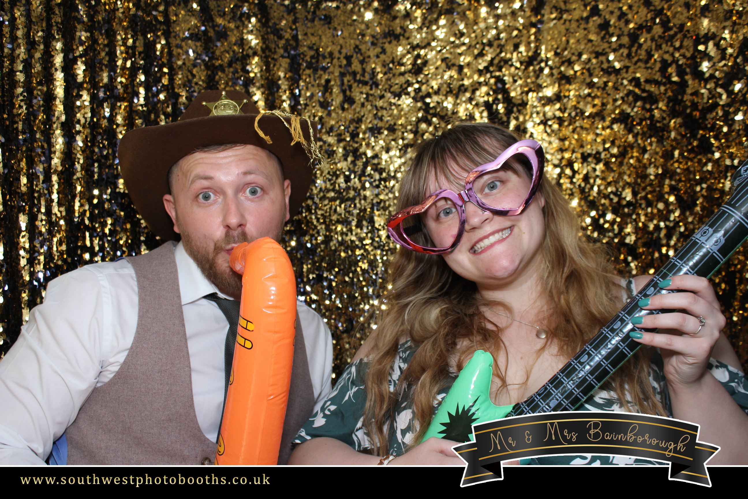 Mr & Mrs Bainborough | View more photos from the event at gallery.southwestphotobooths.co.uk/u/SWPB/Mr-Mrs-Bainborough