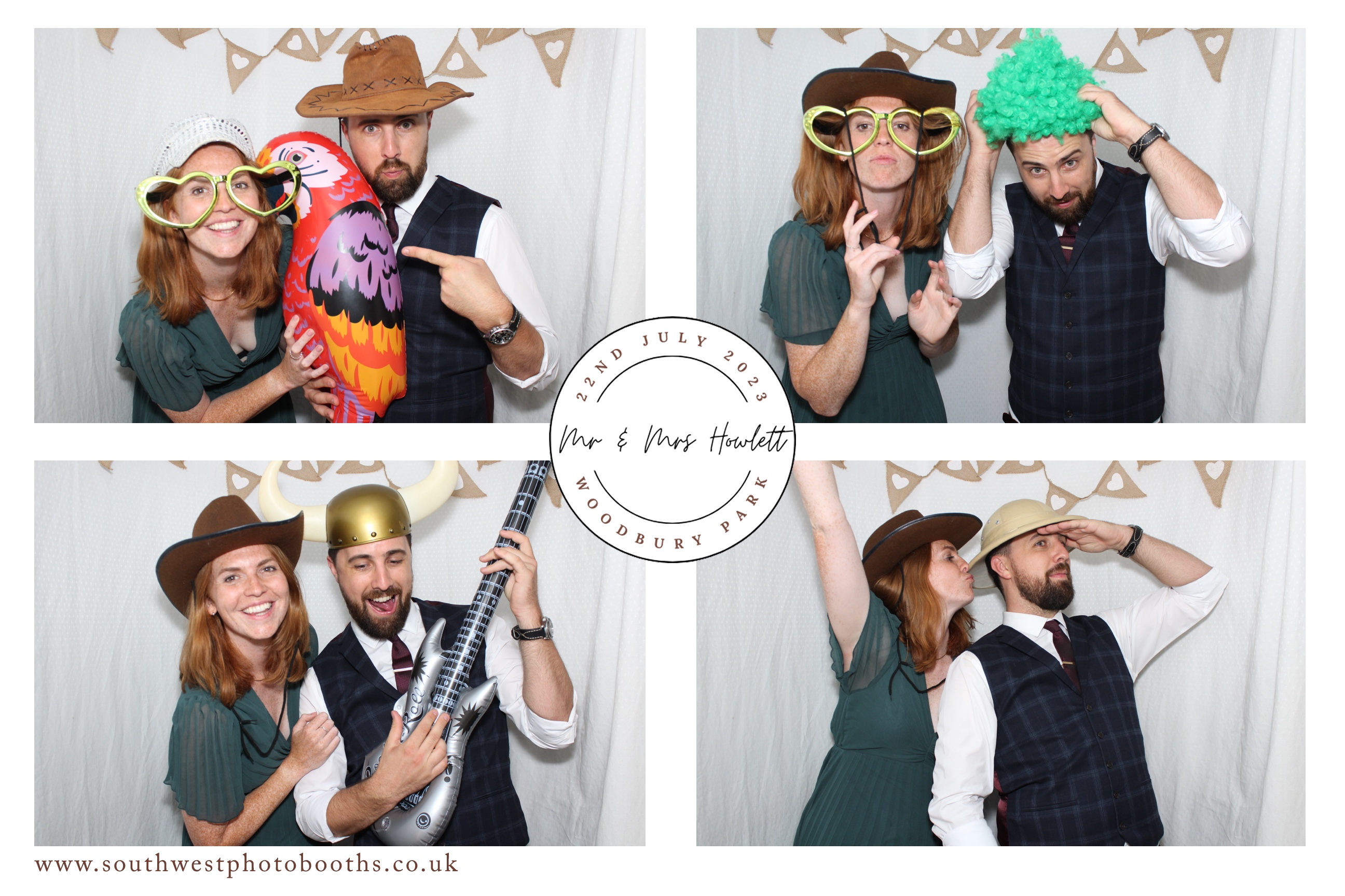 Mr & Mrs Howlett | View more photos from the event at gallery.southwestphotobooths.co.uk/u/SWPB/Mr-Mrs-Howlett
