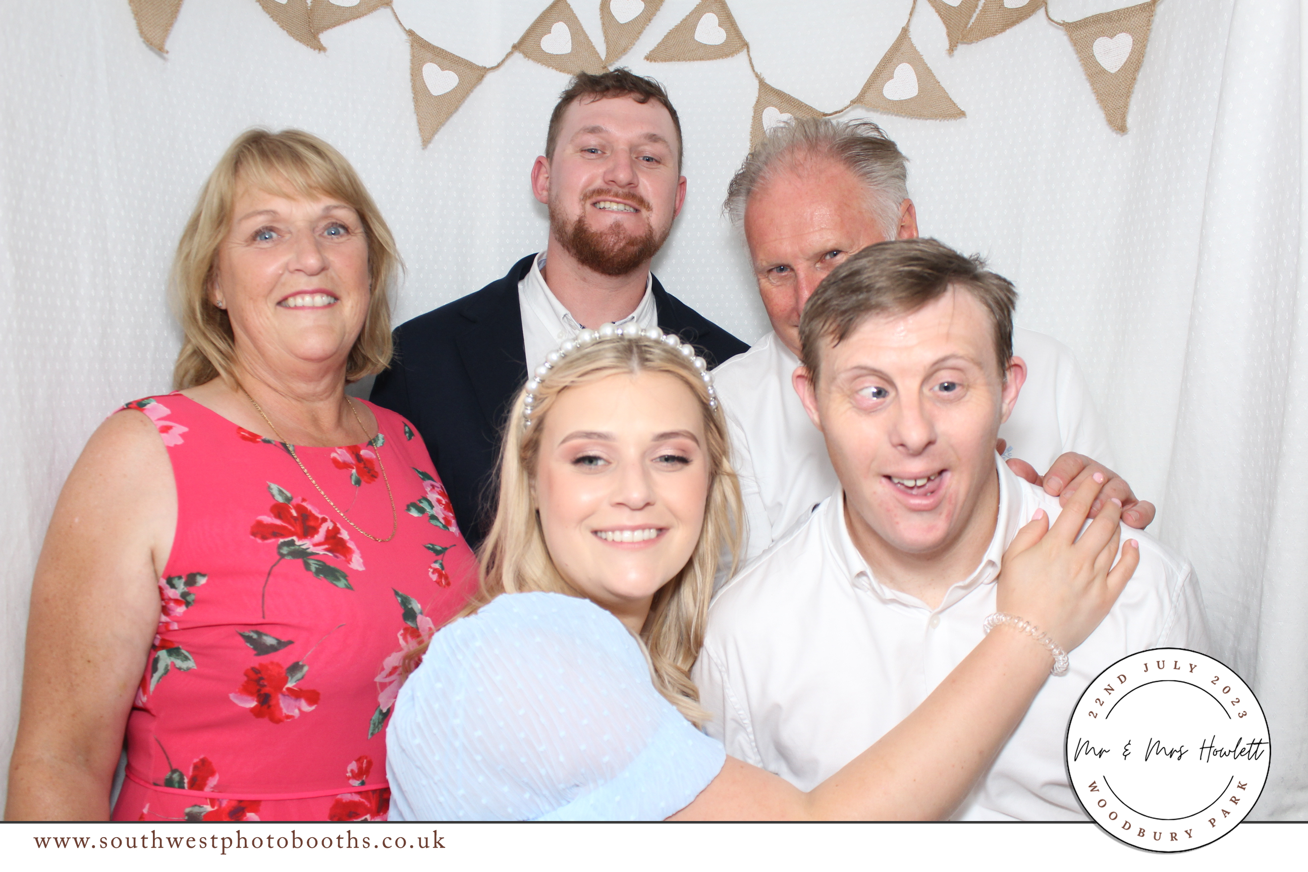Mr & Mrs Howlett | View more photos from the event at gallery.southwestphotobooths.co.uk/u/SWPB/Mr-Mrs-Howlett