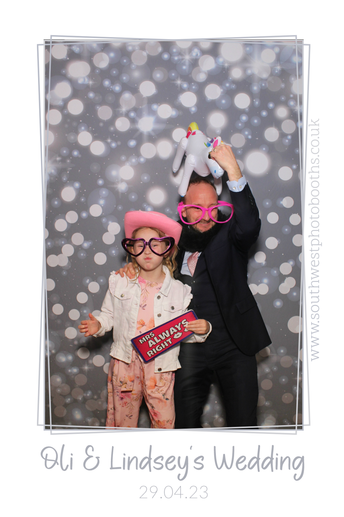 Oli & Lindsey's Wedding | View more photos from the event at gallery.southwestphotobooths.co.uk/u/SWPB/Oli-Lindseys-Wedding