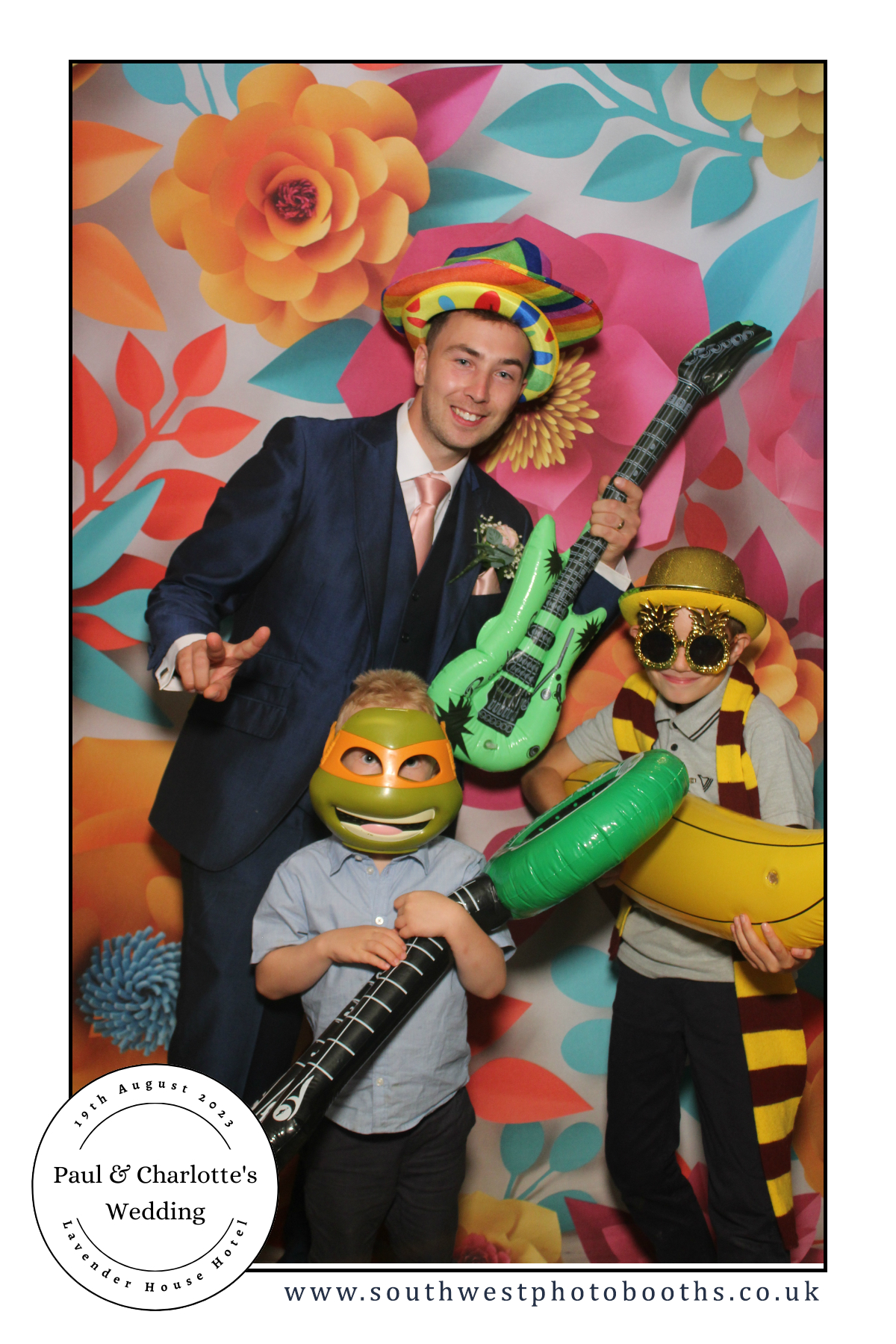 Paul and Charlotte's Wedding | View more photos from the event at gallery.southwestphotobooths.co.uk/u/SWPB/Paul-and-Charlottes-Wedding