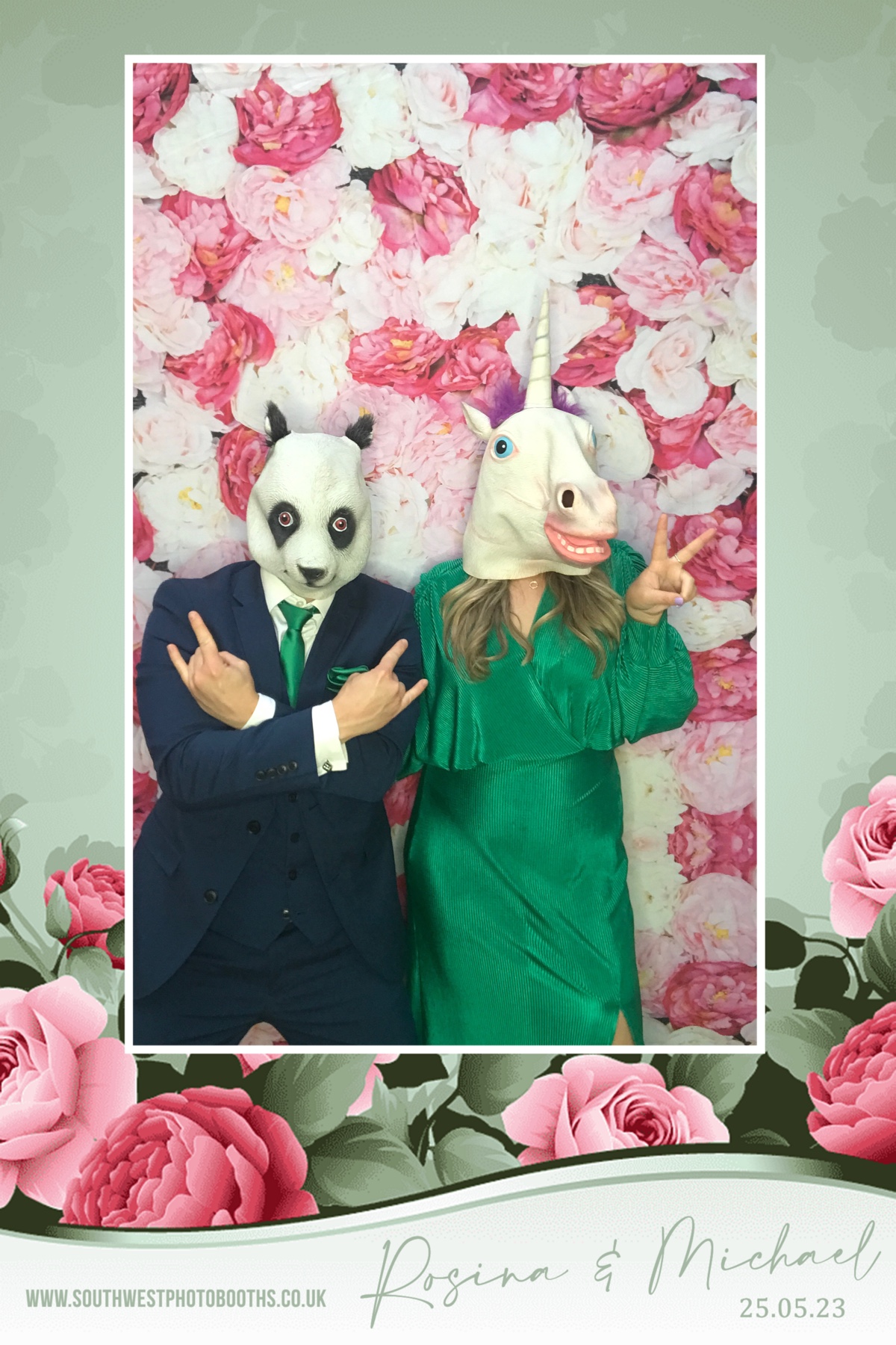 Rosina and Michael | View more photos from the event at gallery.southwestphotobooths.co.uk/u/SWPB/Rosina-and-Michael