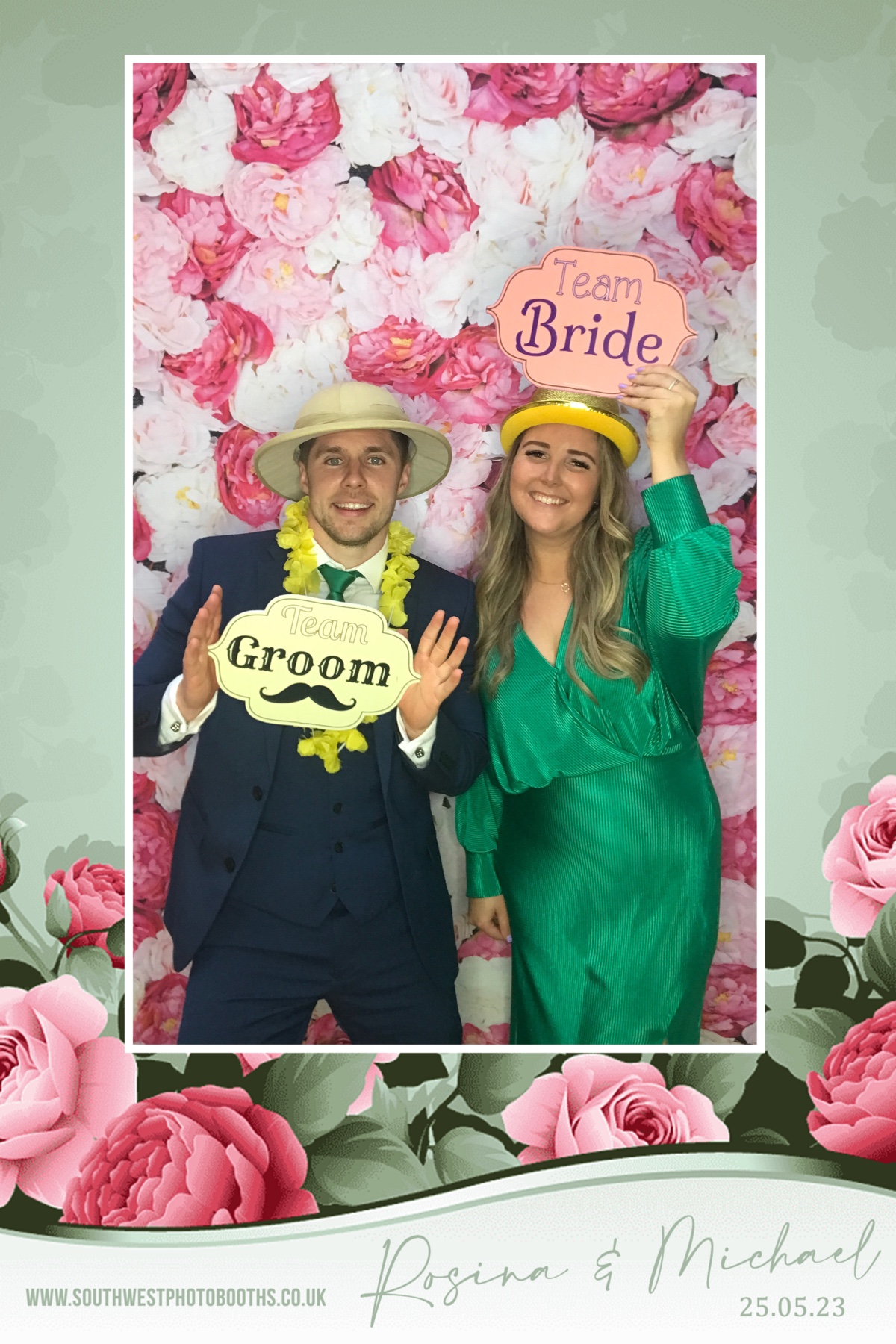 Rosina and Michael | View more photos from the event at gallery.southwestphotobooths.co.uk/u/SWPB/Rosina-and-Michael