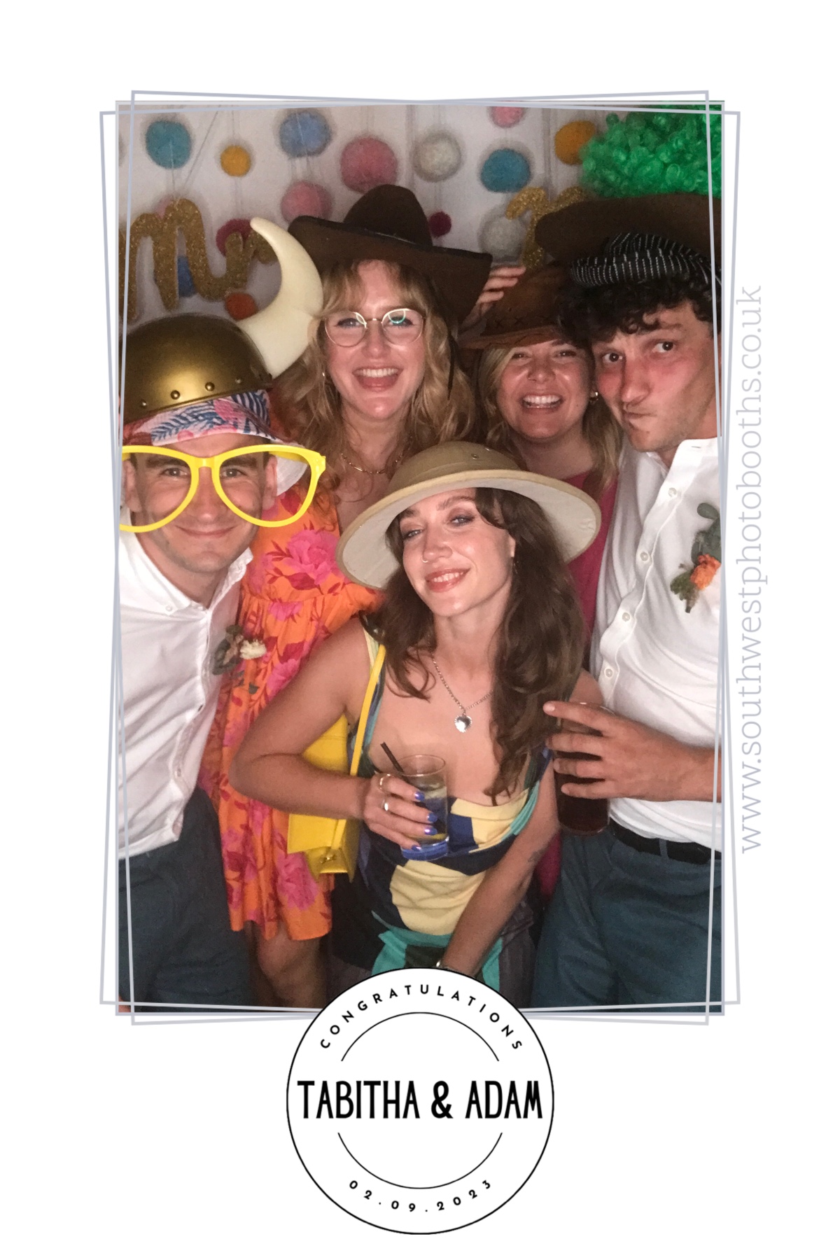 Tabitha and Adam | View more photos from the event at gallery.southwestphotobooths.co.uk/u/SWPB/Tabitha-and-Adam
