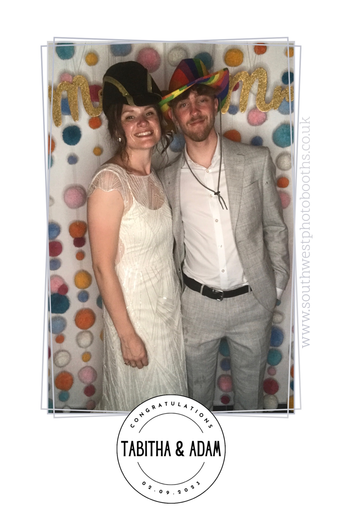 Tabitha and Adam | View more photos from the event at gallery.southwestphotobooths.co.uk/u/SWPB/Tabitha-and-Adam
