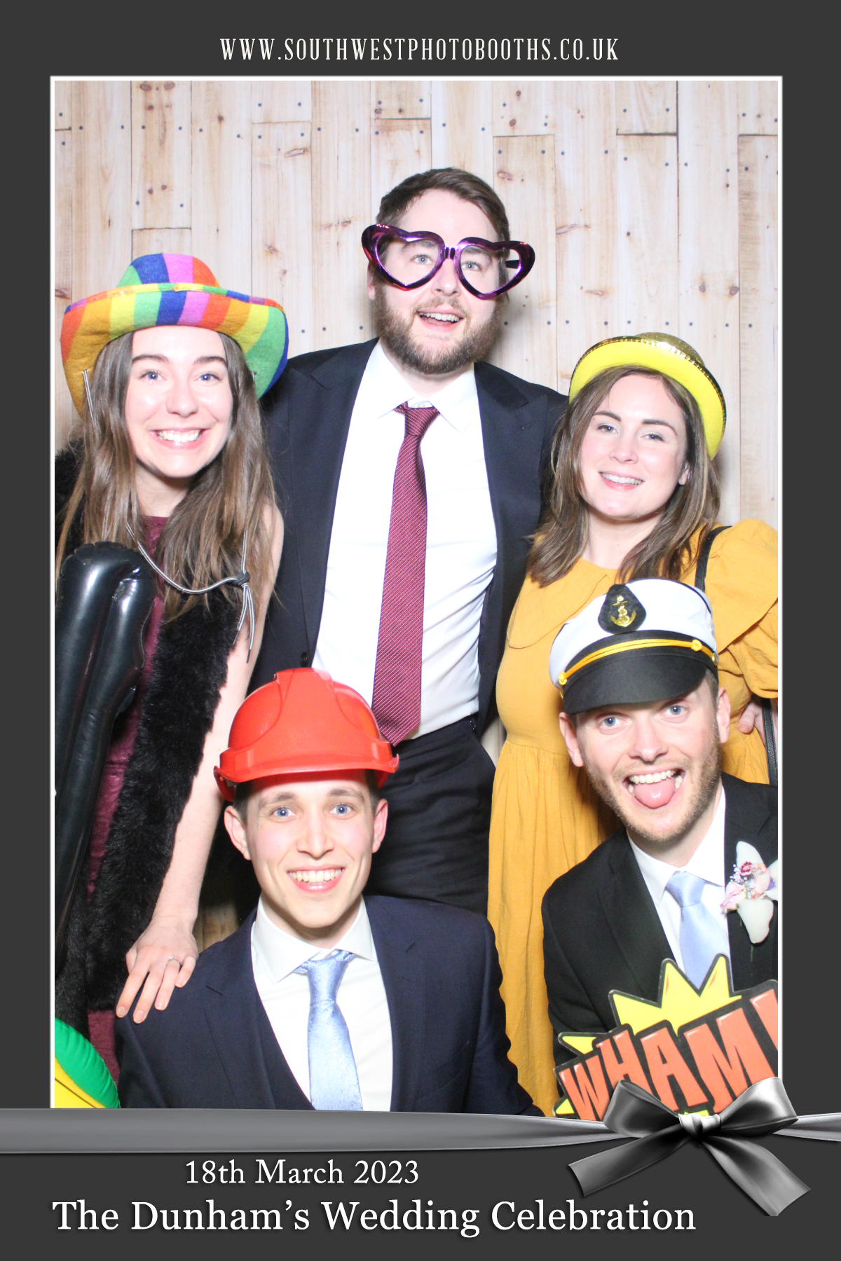 The Dunham’s Wedding Celebration | View more photos from the event at gallery.southwestphotobooths.co.uk/u/SWPB/The-Dunham’s-Wedding-Celebration