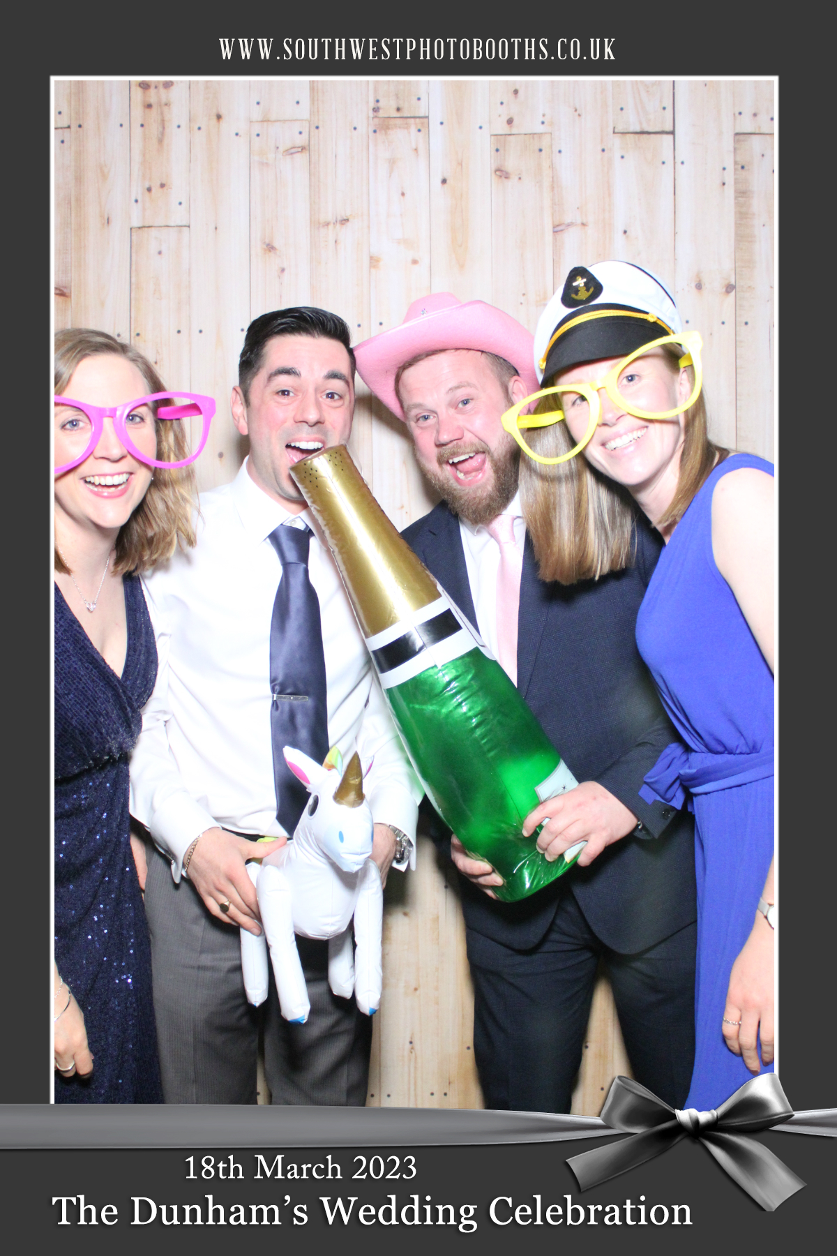 The Dunham’s Wedding Celebration | View more photos from the event at gallery.southwestphotobooths.co.uk/u/SWPB/The-Dunham’s-Wedding-Celebration