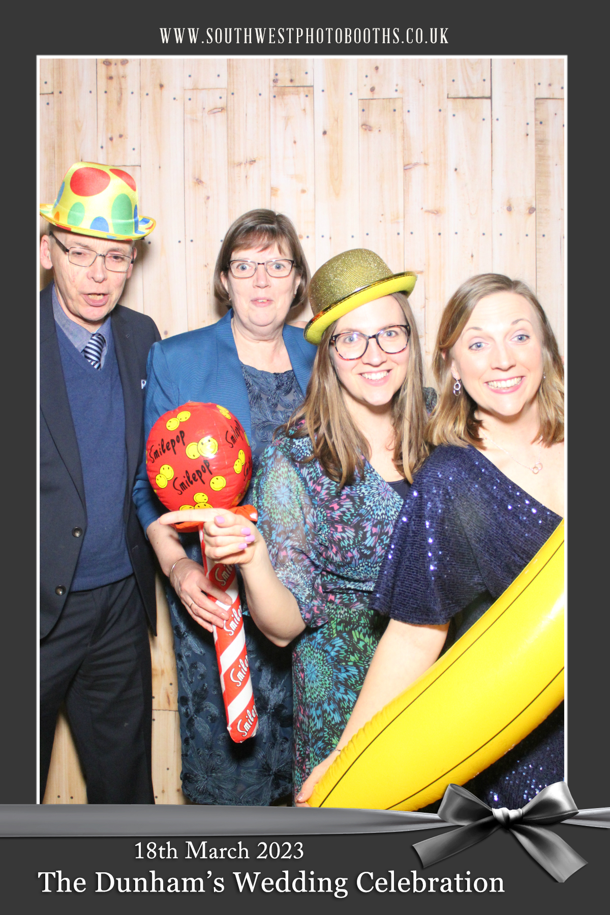 The Dunham’s Wedding Celebration | View more photos from the event at gallery.southwestphotobooths.co.uk/u/SWPB/The-Dunham’s-Wedding-Celebration