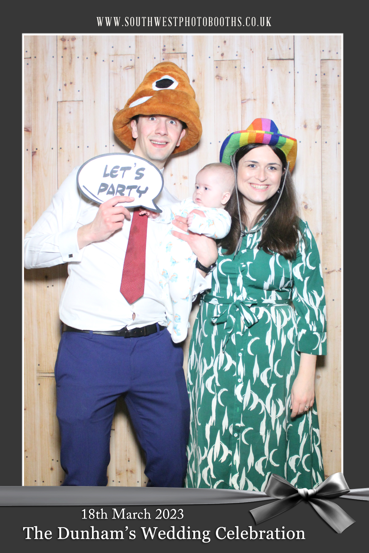 The Dunham’s Wedding Celebration | View more photos from the event at gallery.southwestphotobooths.co.uk/u/SWPB/The-Dunham’s-Wedding-Celebration