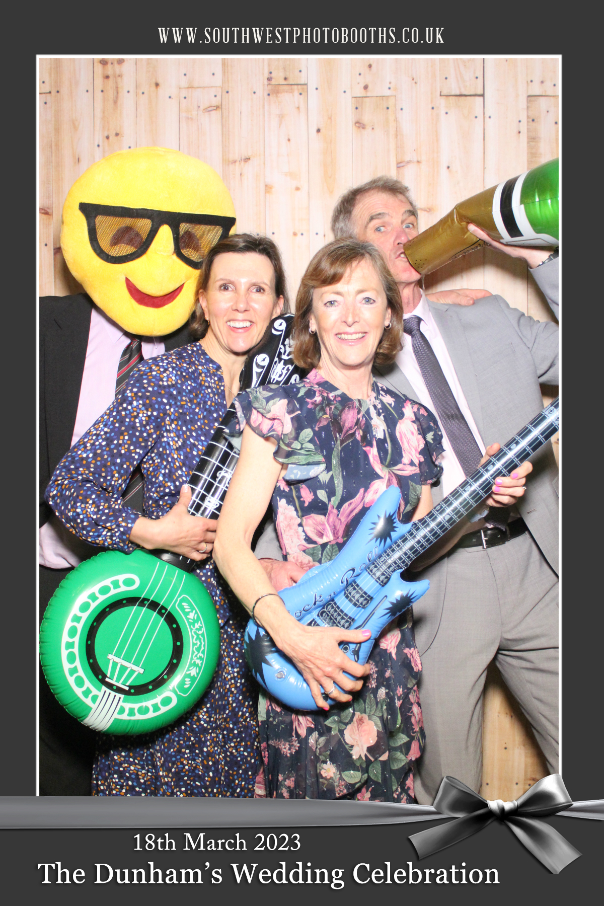 The Dunham’s Wedding Celebration | View more photos from the event at gallery.southwestphotobooths.co.uk/u/SWPB/The-Dunham’s-Wedding-Celebration