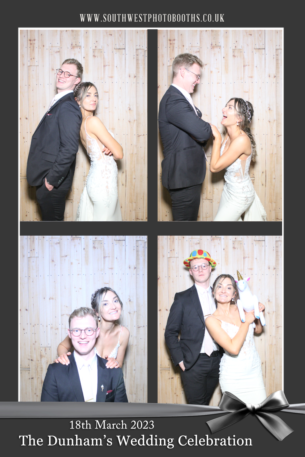 The Dunham’s Wedding Celebration | View more photos from the event at gallery.southwestphotobooths.co.uk/u/SWPB/The-Dunham’s-Wedding-Celebration